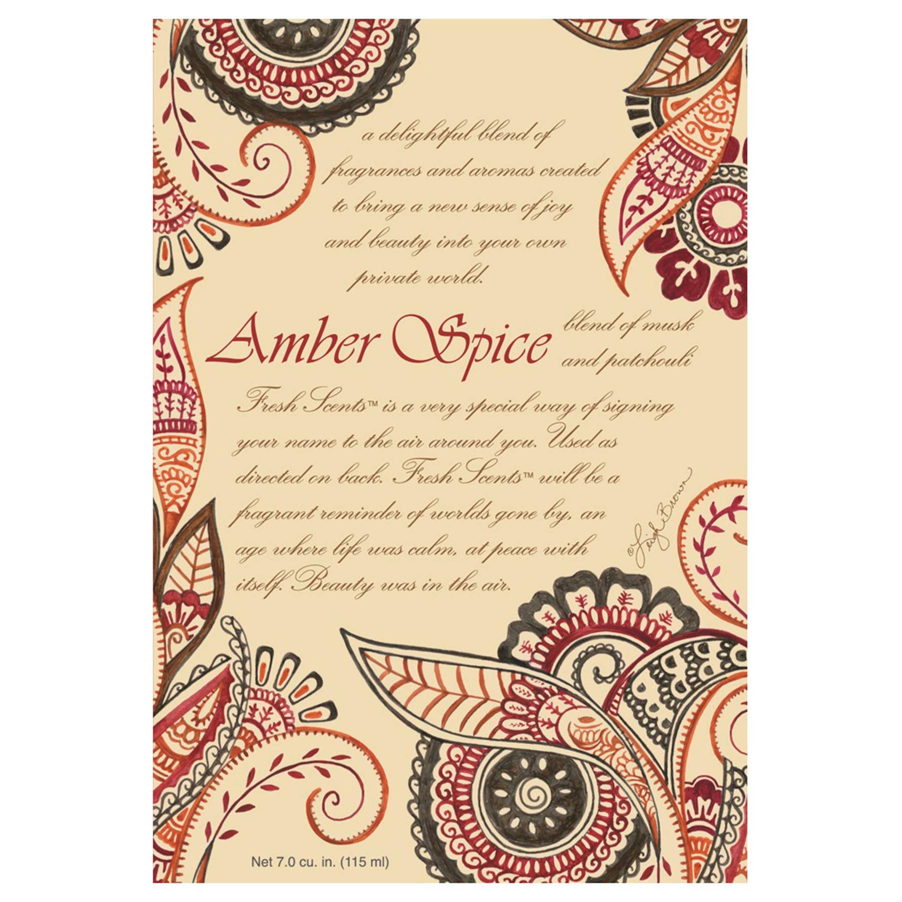 3-Pack Amber Spice Scented Sachet
