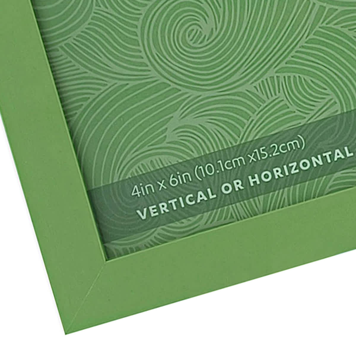 Green Tabletop Picture Frame, 4x6