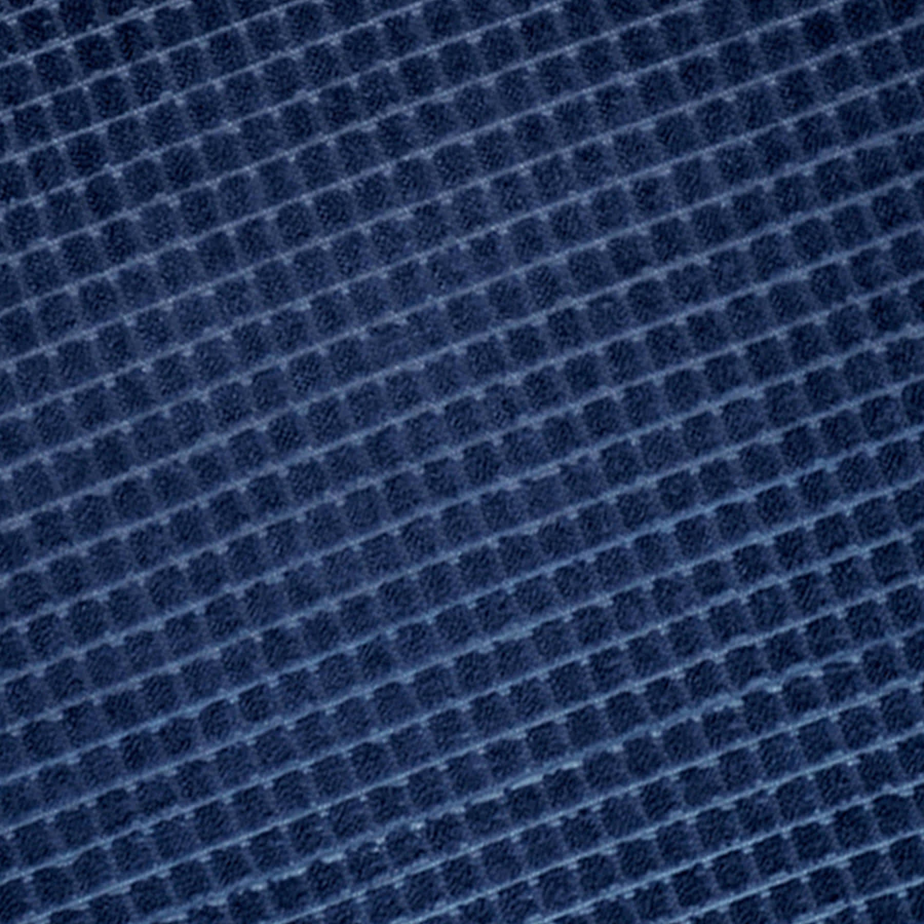 Set of 2 Blue Waffle Cotton Drying Mat
