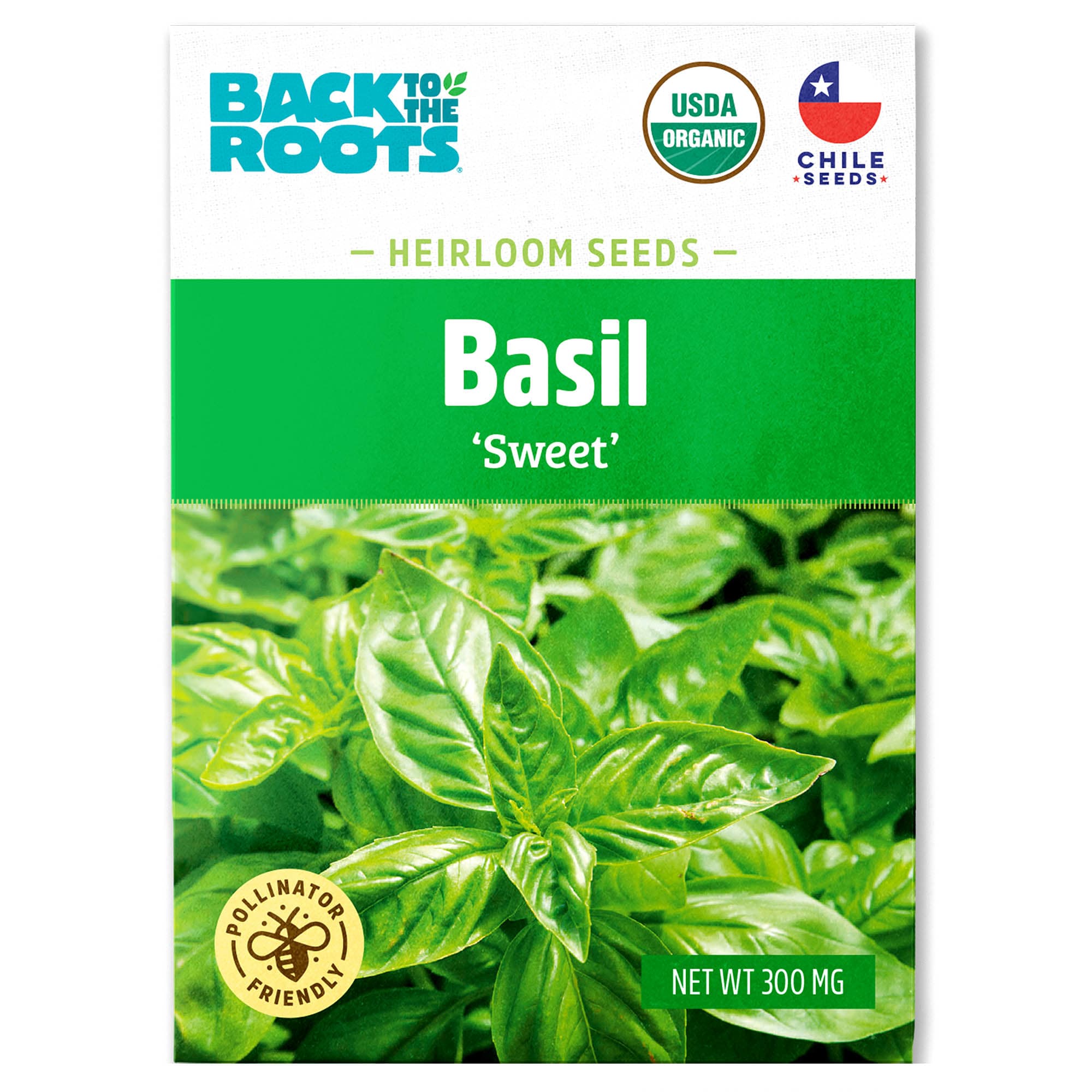 Back to Roots Heirloom Seeds, Sweet Basil