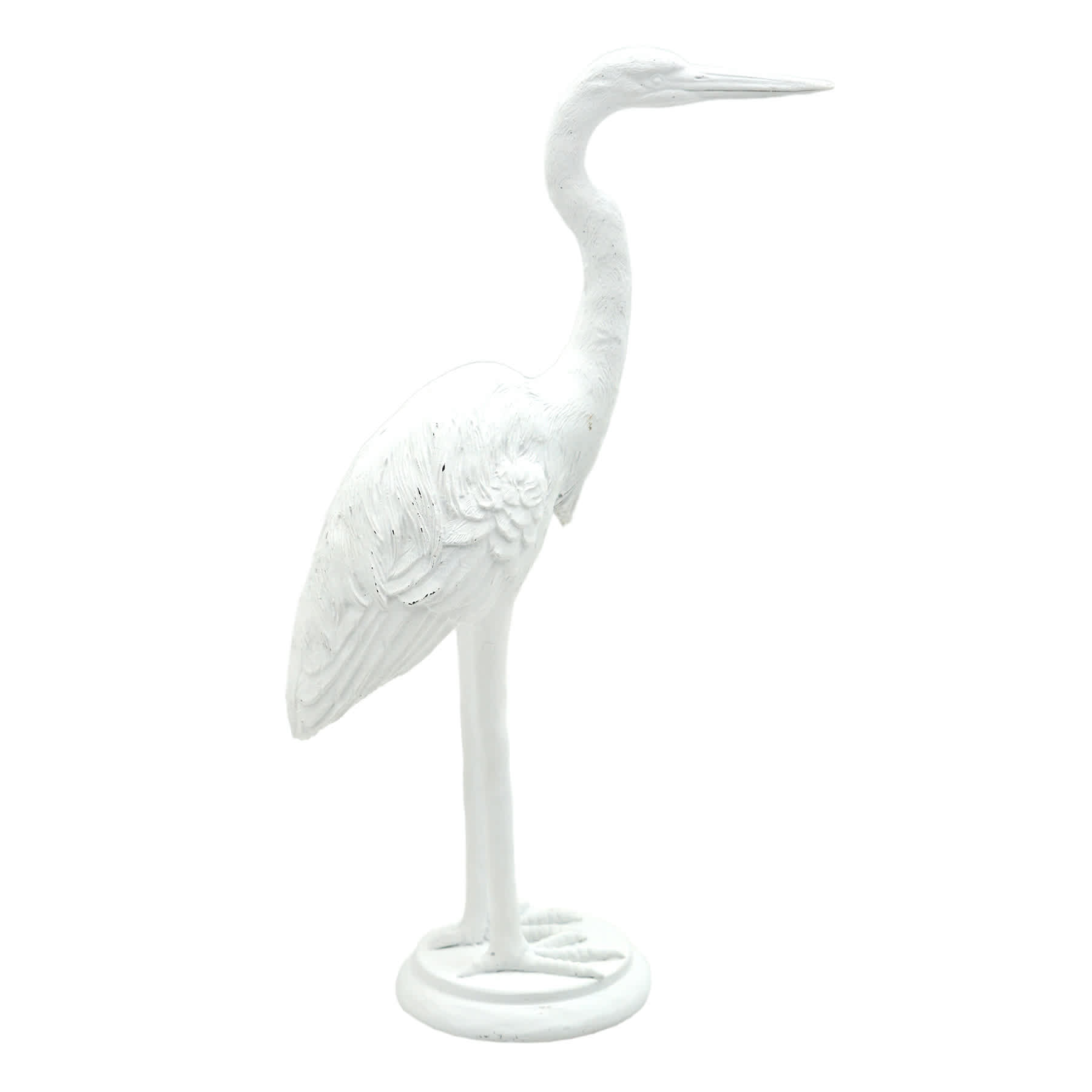 Providence White Egret Figurine, 6x12