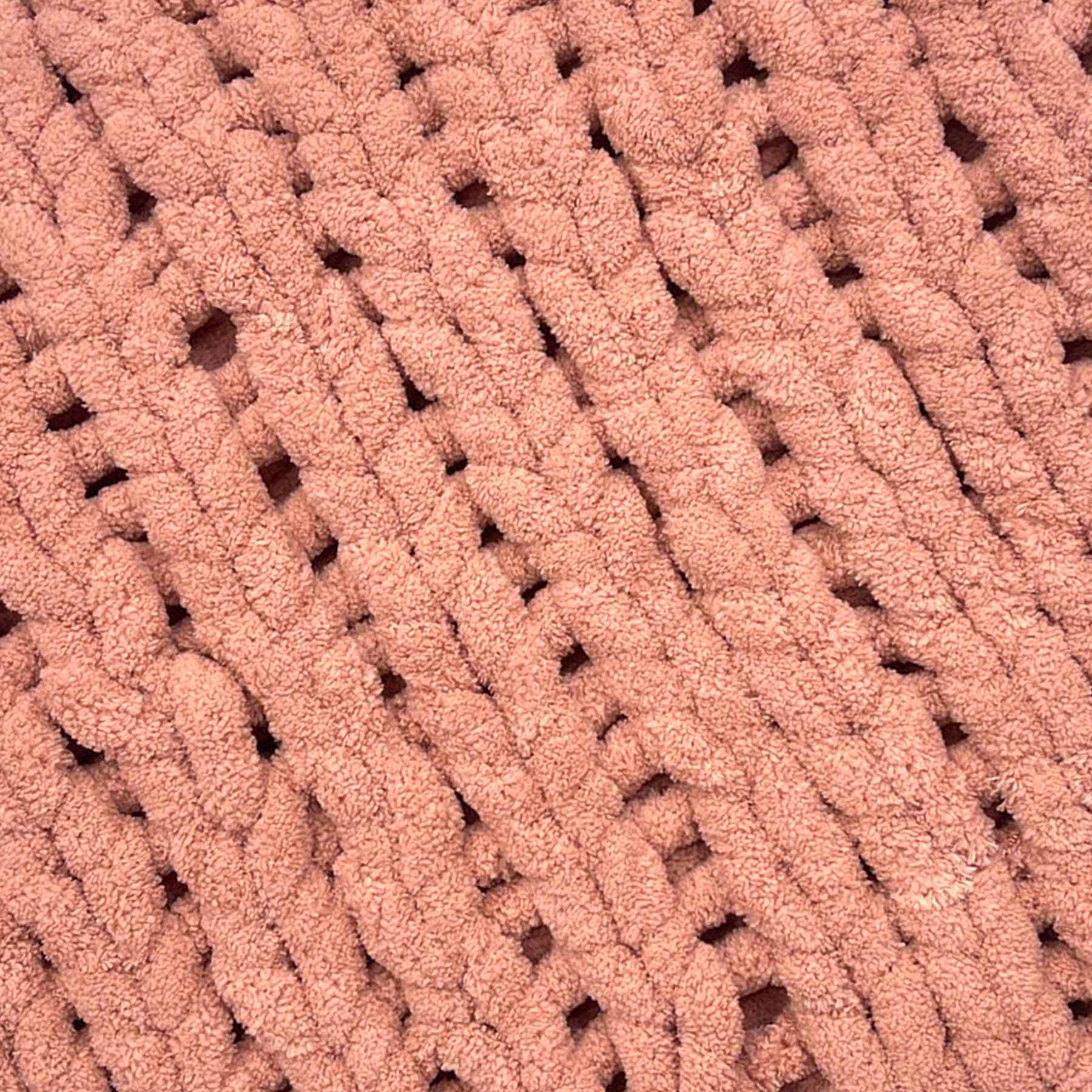 Honeybloom Mauve Chunky Knit Throw Blanket, 50x60