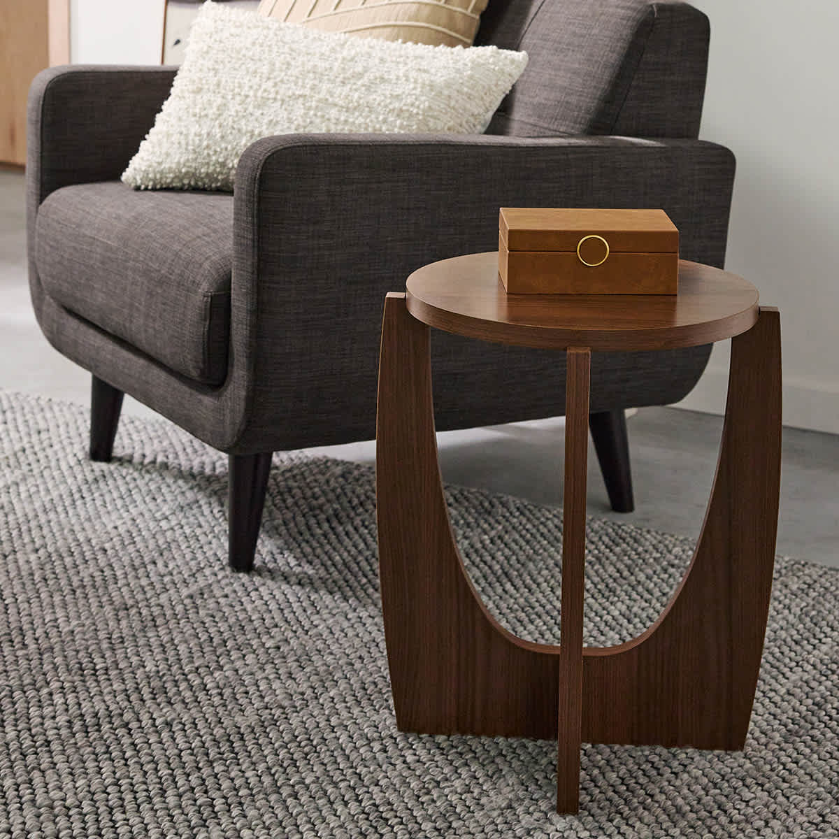 Crosby St. Easton Accent Table, Brown