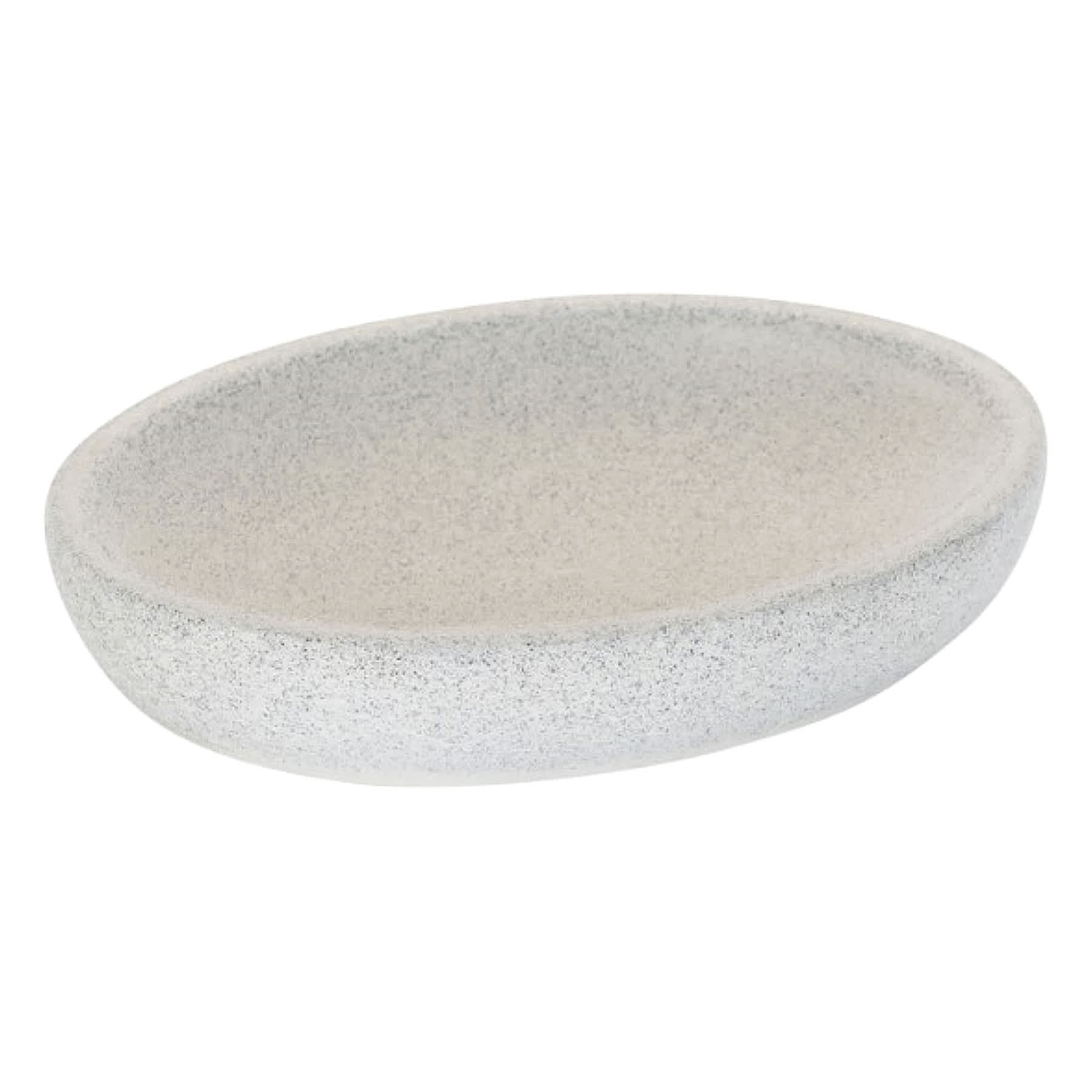 Crosby St. Alder Cement Grey Soap Dish, 5.3"