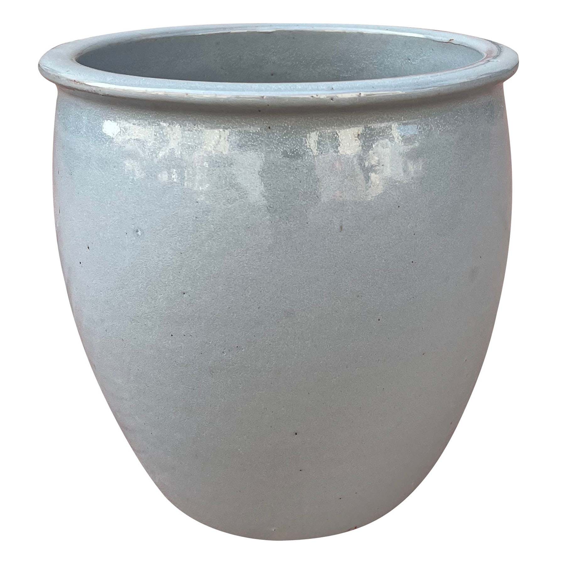 Havana Grey Ceramic Outdoor Planter, Small