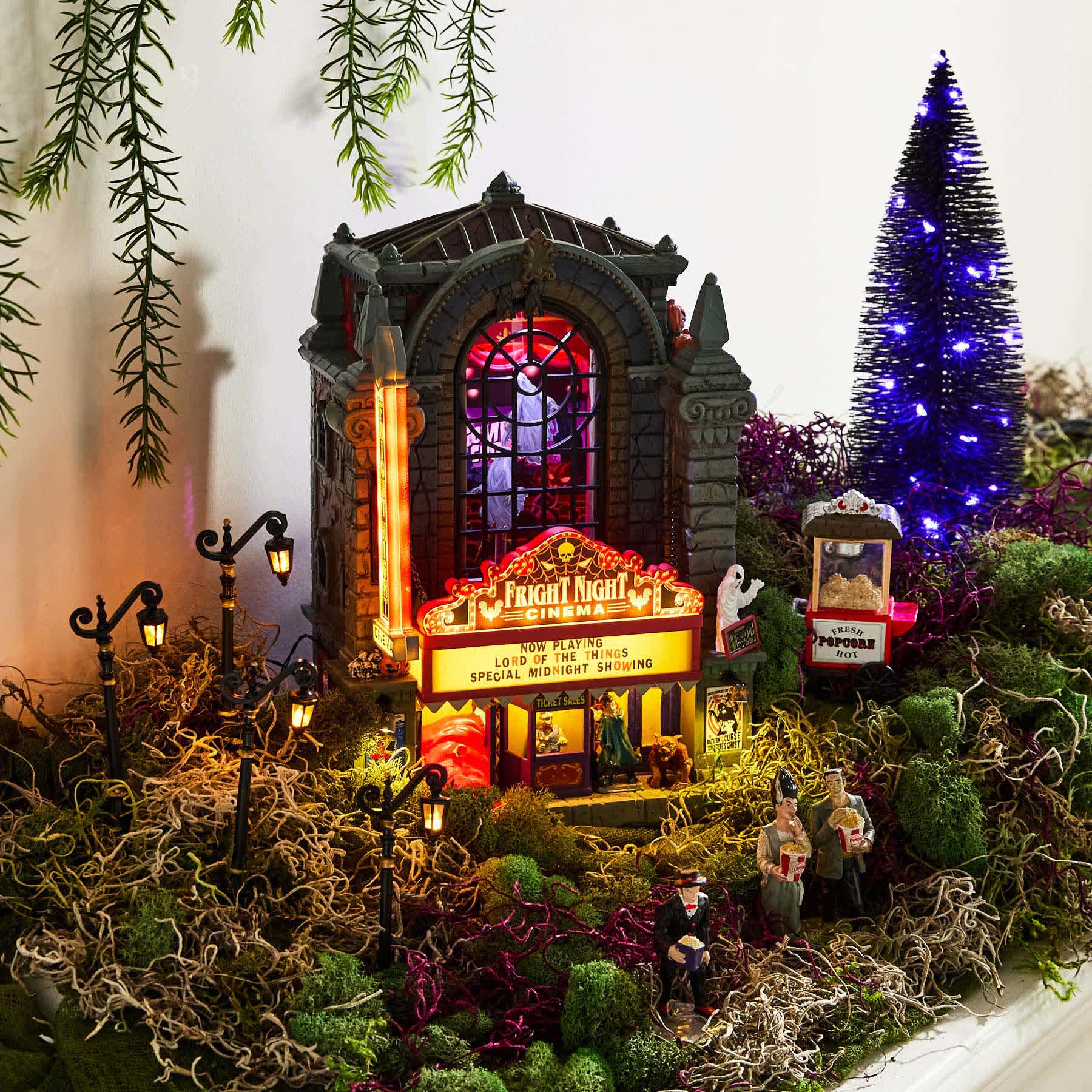 Lemax Fright Night Cinema Set