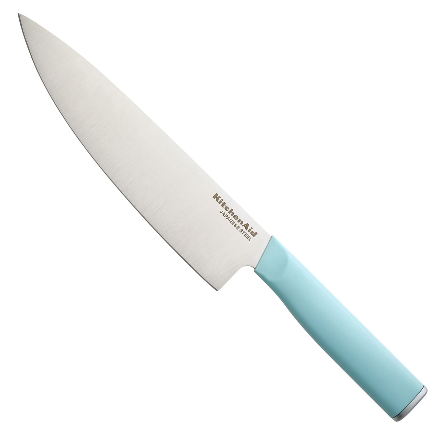 KitchenAid Classic Mineral Water Blue Chef Knife with Sheath, 8"