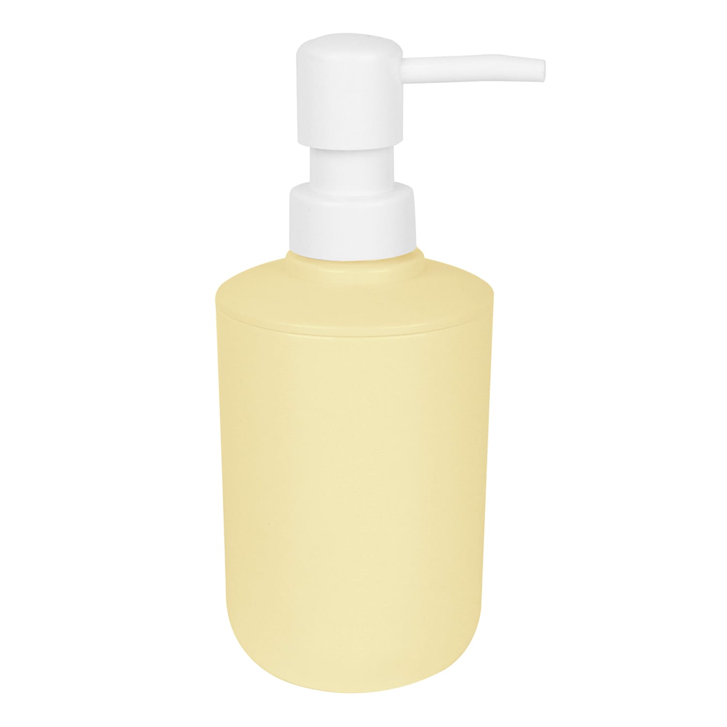 Tiny Dreamers Yellow Plastic Soap Dispenser, 6.7"