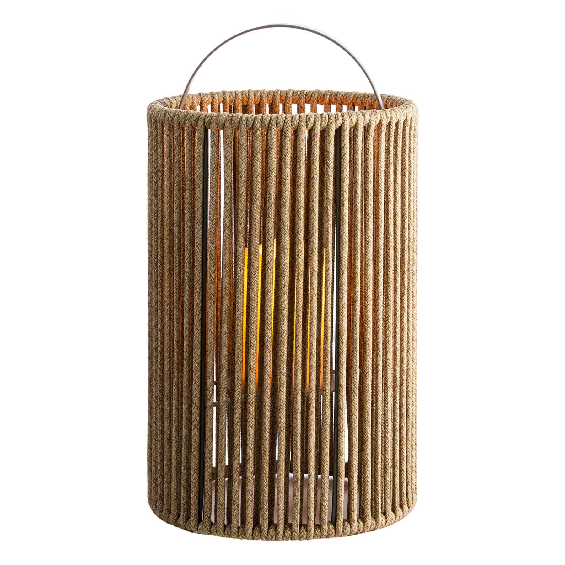 Found & Fable Woven Rope Outdoor Lantern