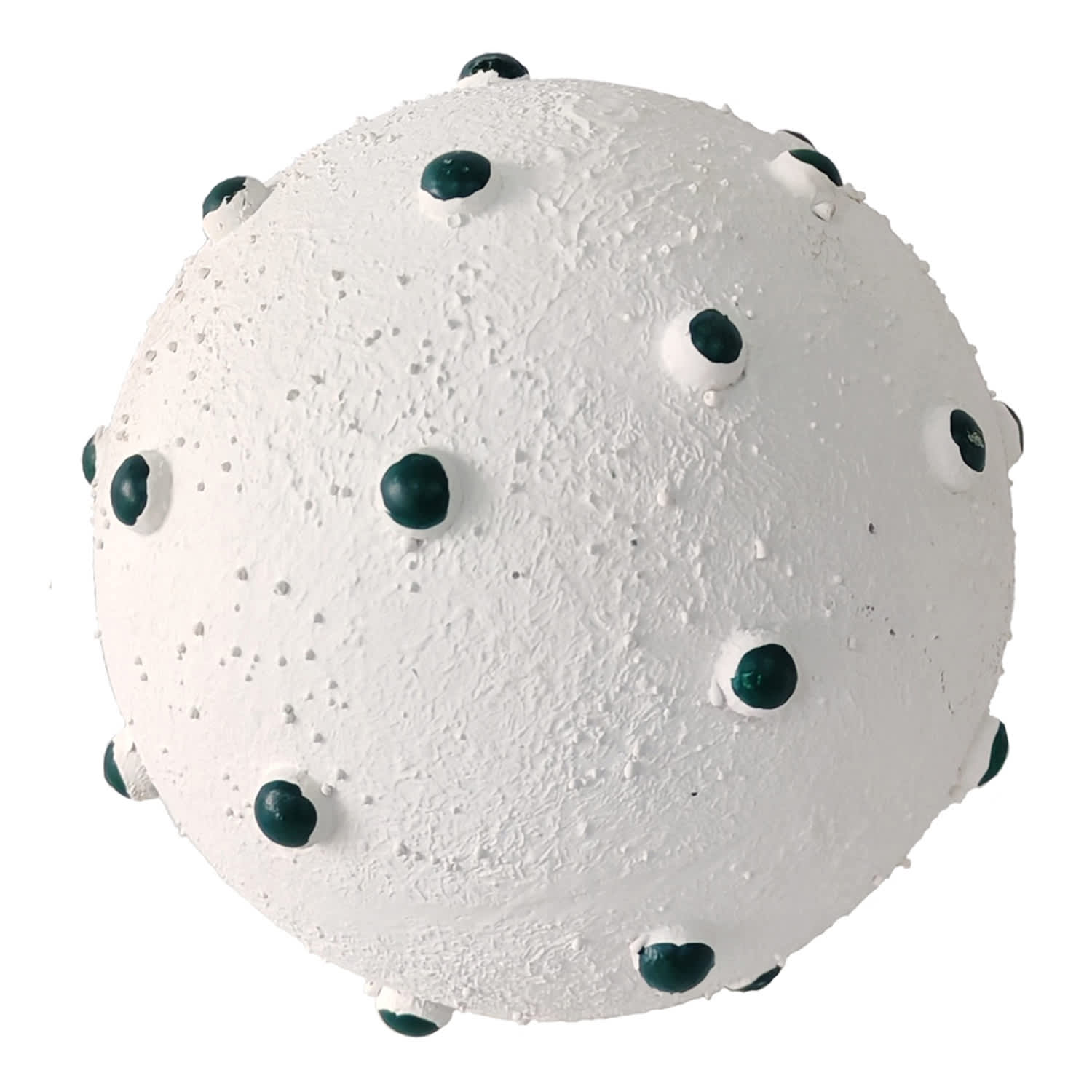 Found & Fable White & Black Decorative Ball, 4"