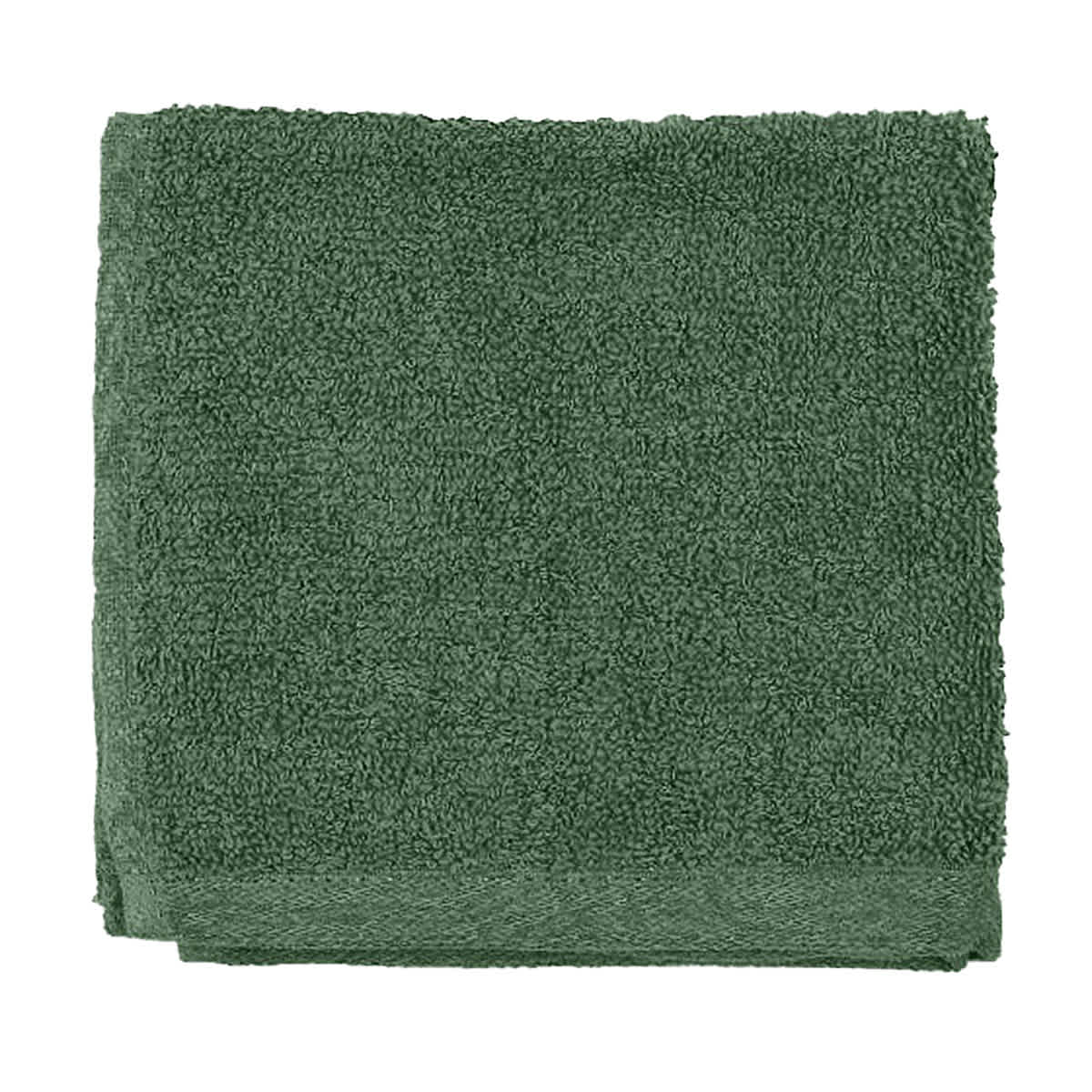 Essential Solid Green Washcloth, 13"