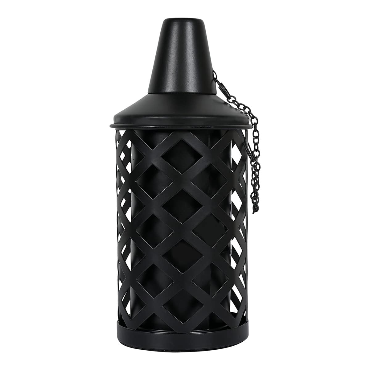 Black Lattice Table Torch