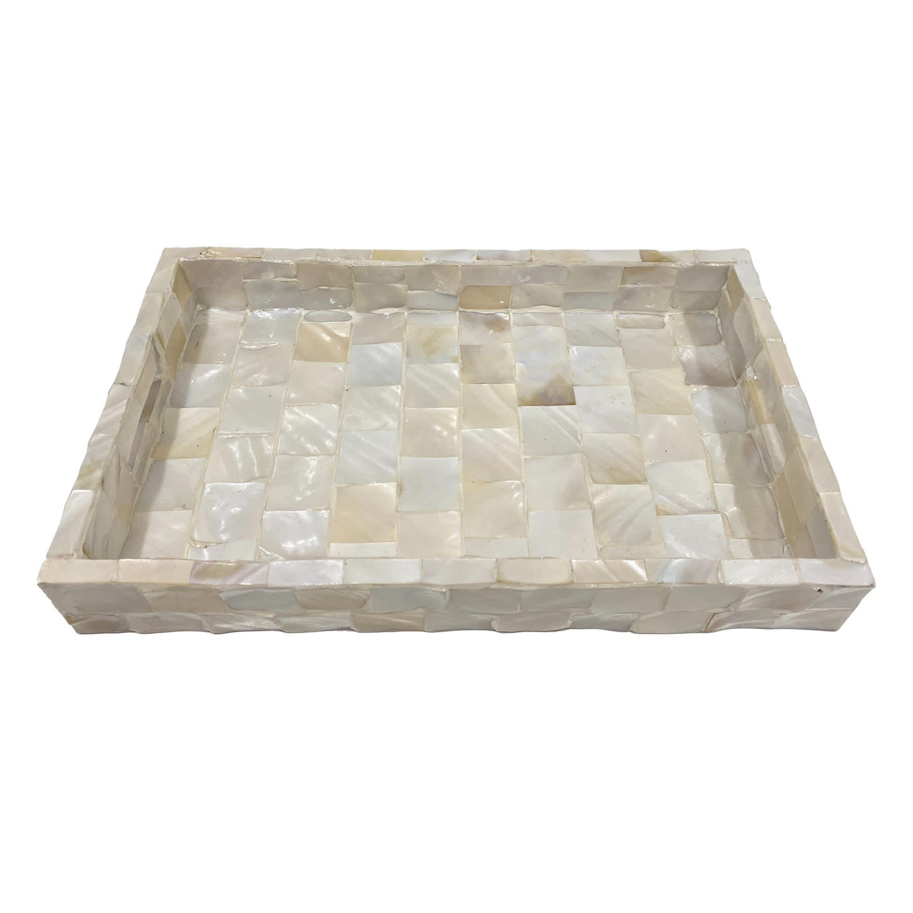 Providence Square Mother of Pearl Tray, 15"
