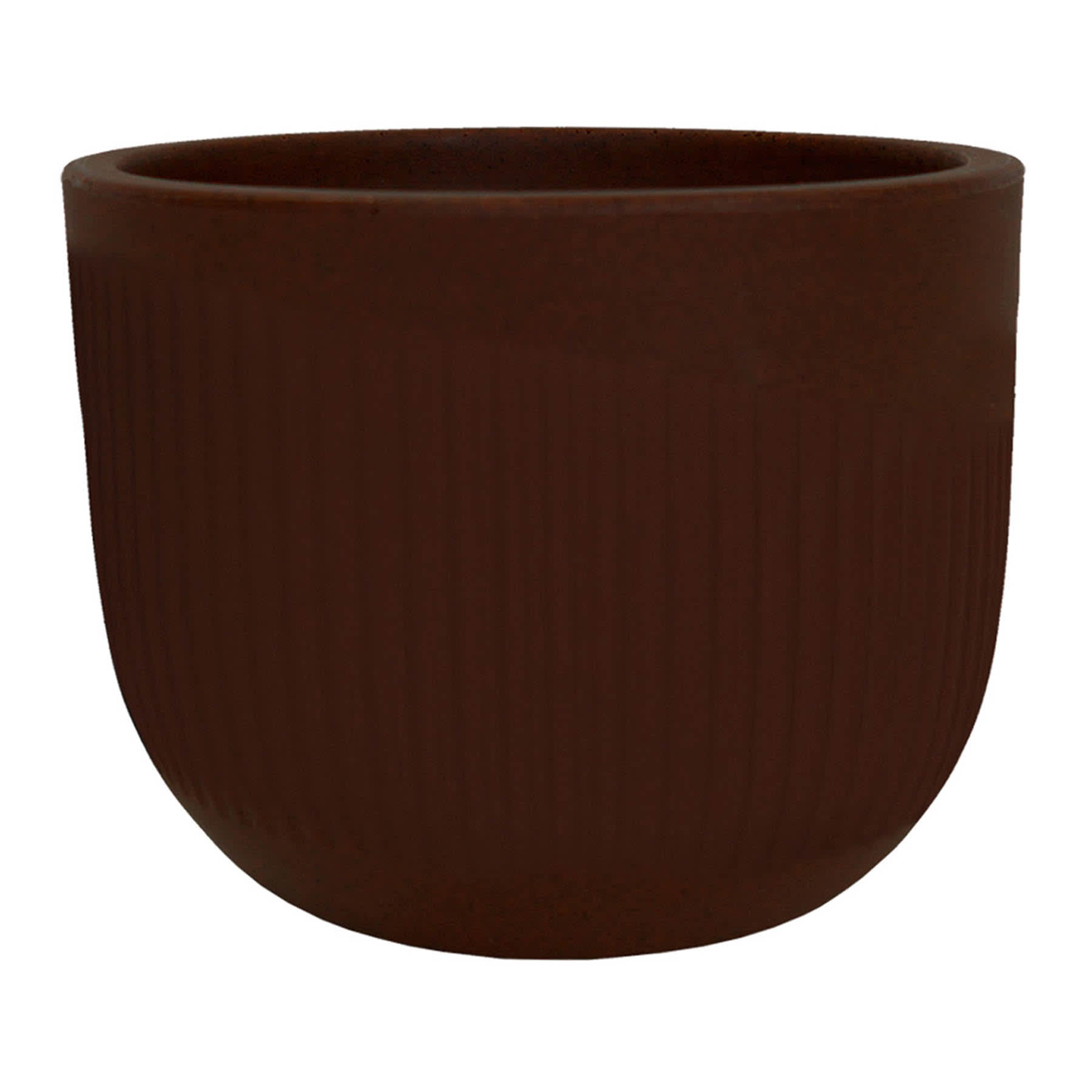 Spello Rischio Brown Outdoor Planter, Medium