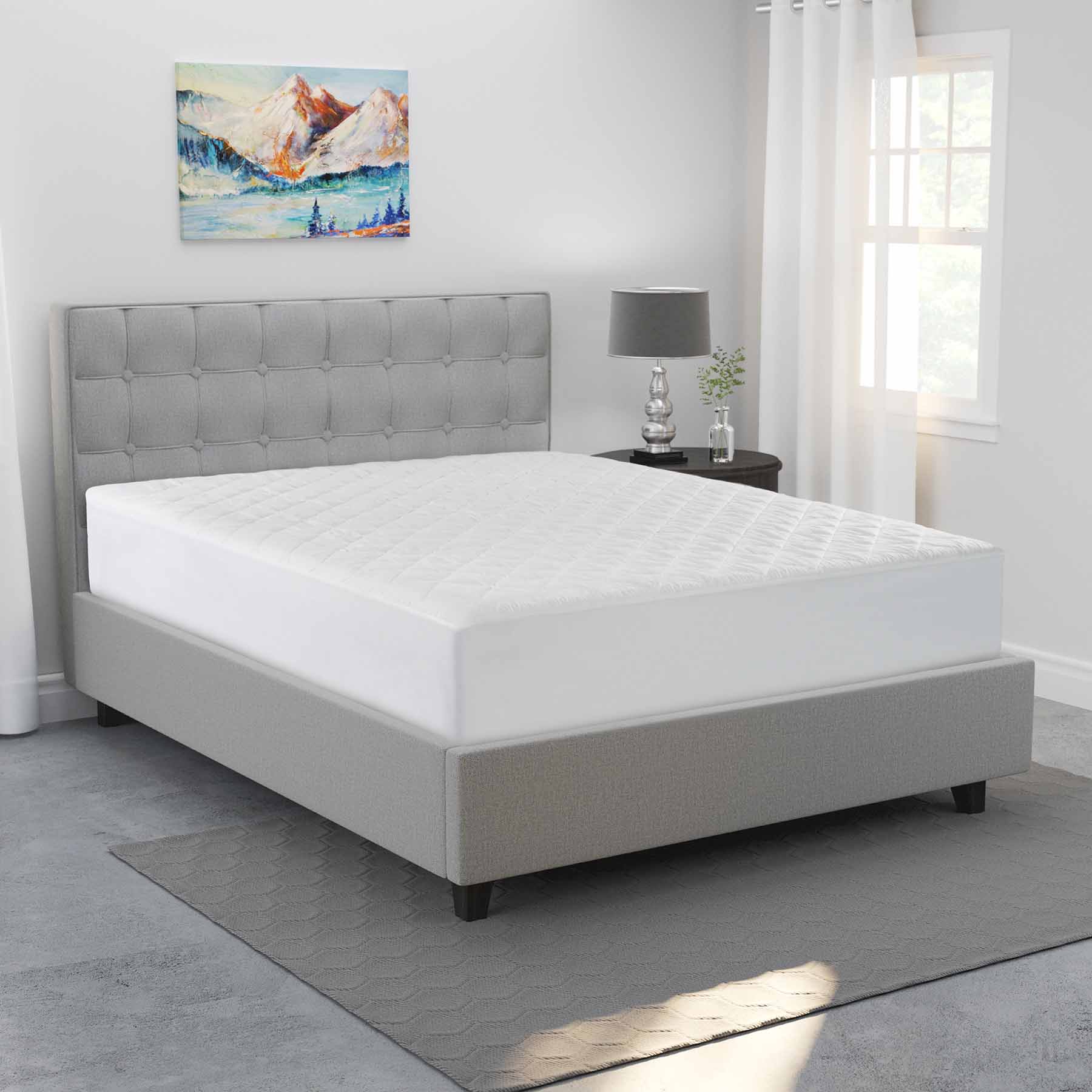Soft Quilted Mattress Pad, Queen