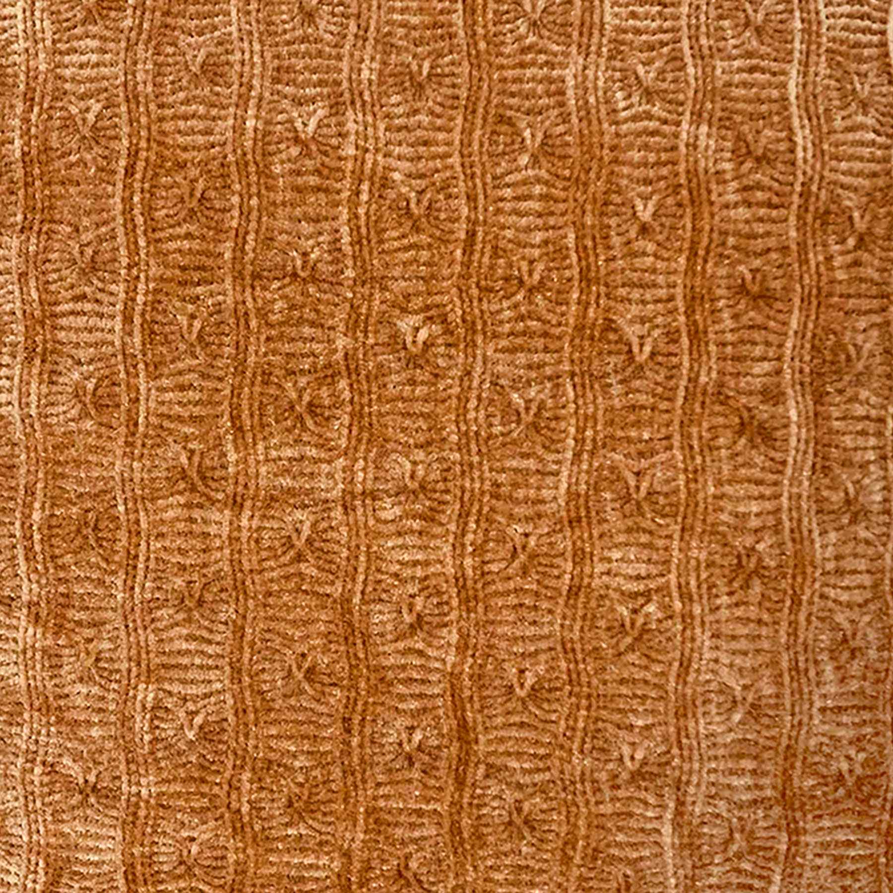 Menlo Orange Chenille Throw Pillow, 18"