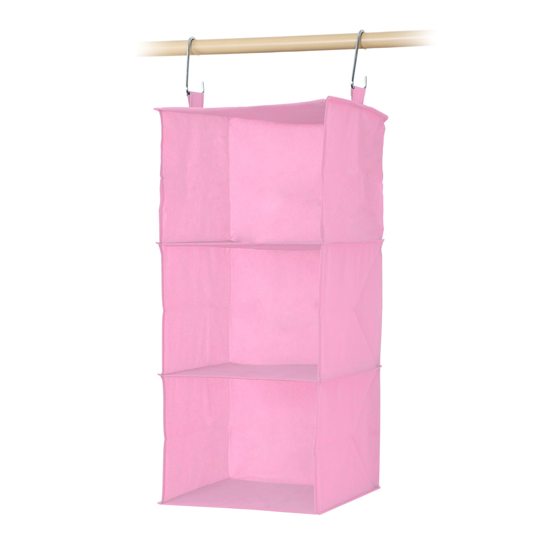 3-Piece Hanging Organizer Set, Pink