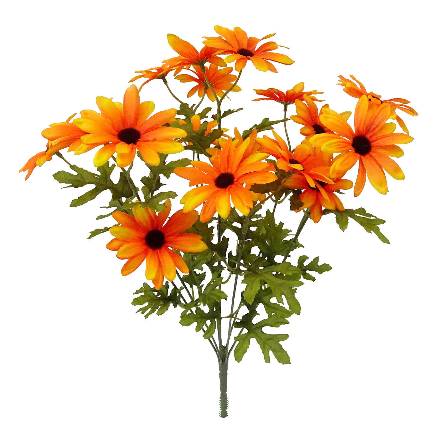 Yellow 20-Head Daisy Bush, 18"