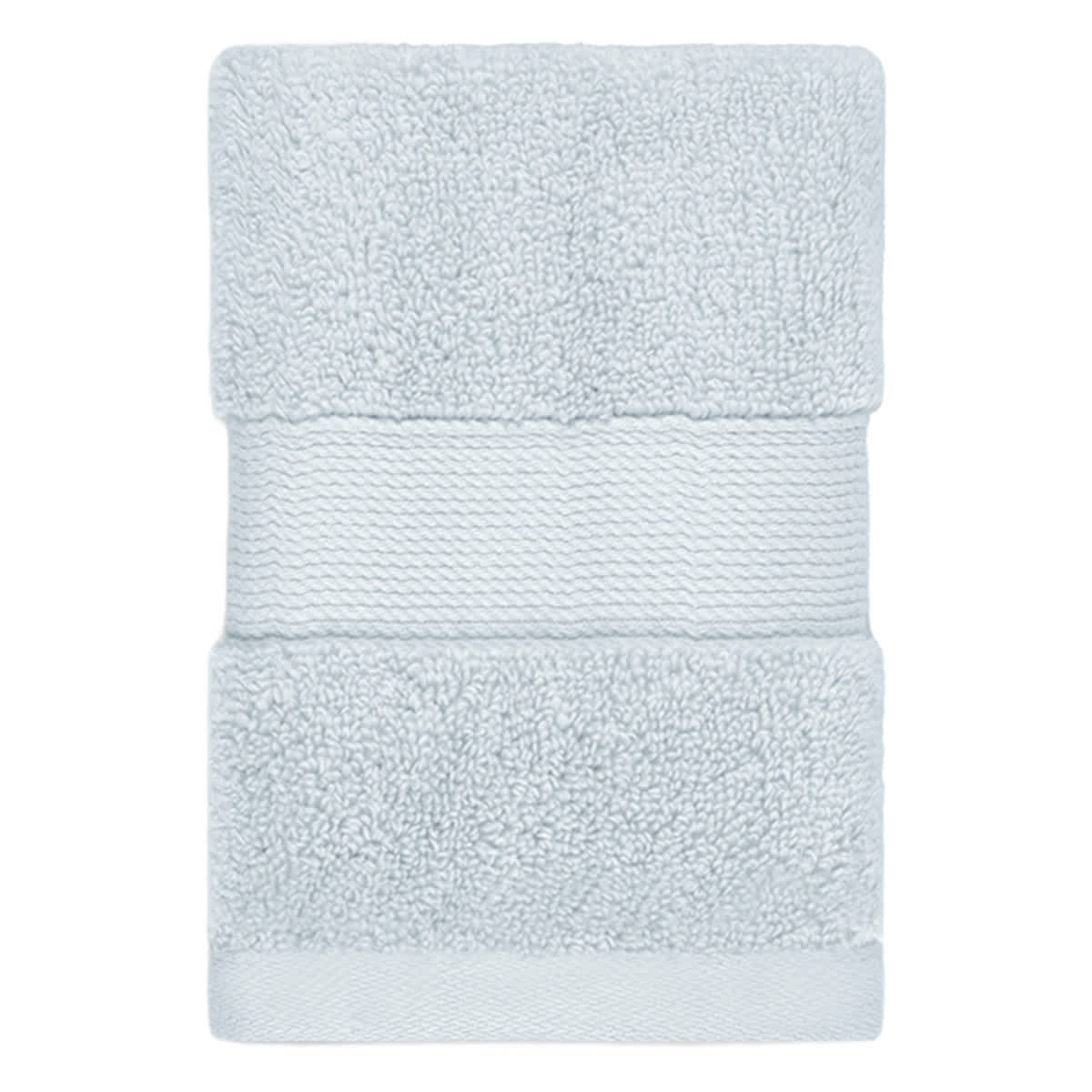 Providence Light Blue Egyptian Cotton Washcloth, 13"