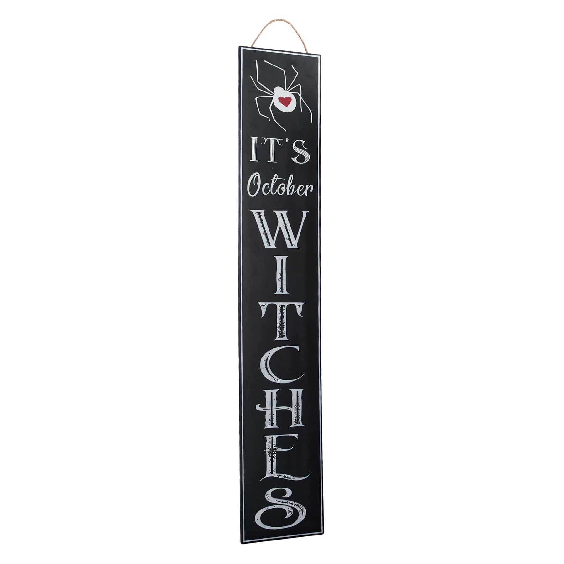 It's October Witches Halloween Leaner, 48"