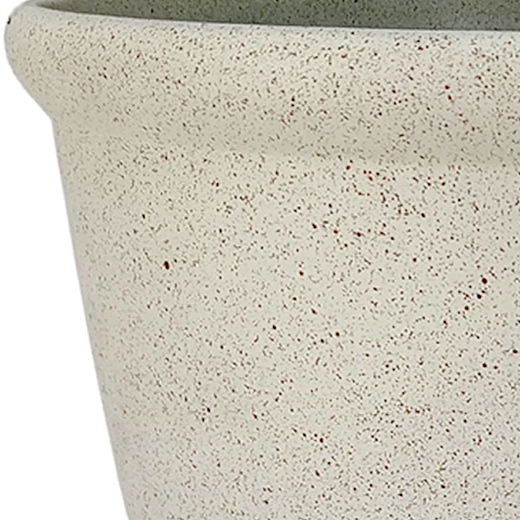 White Sanded Outdoor Planter, Small