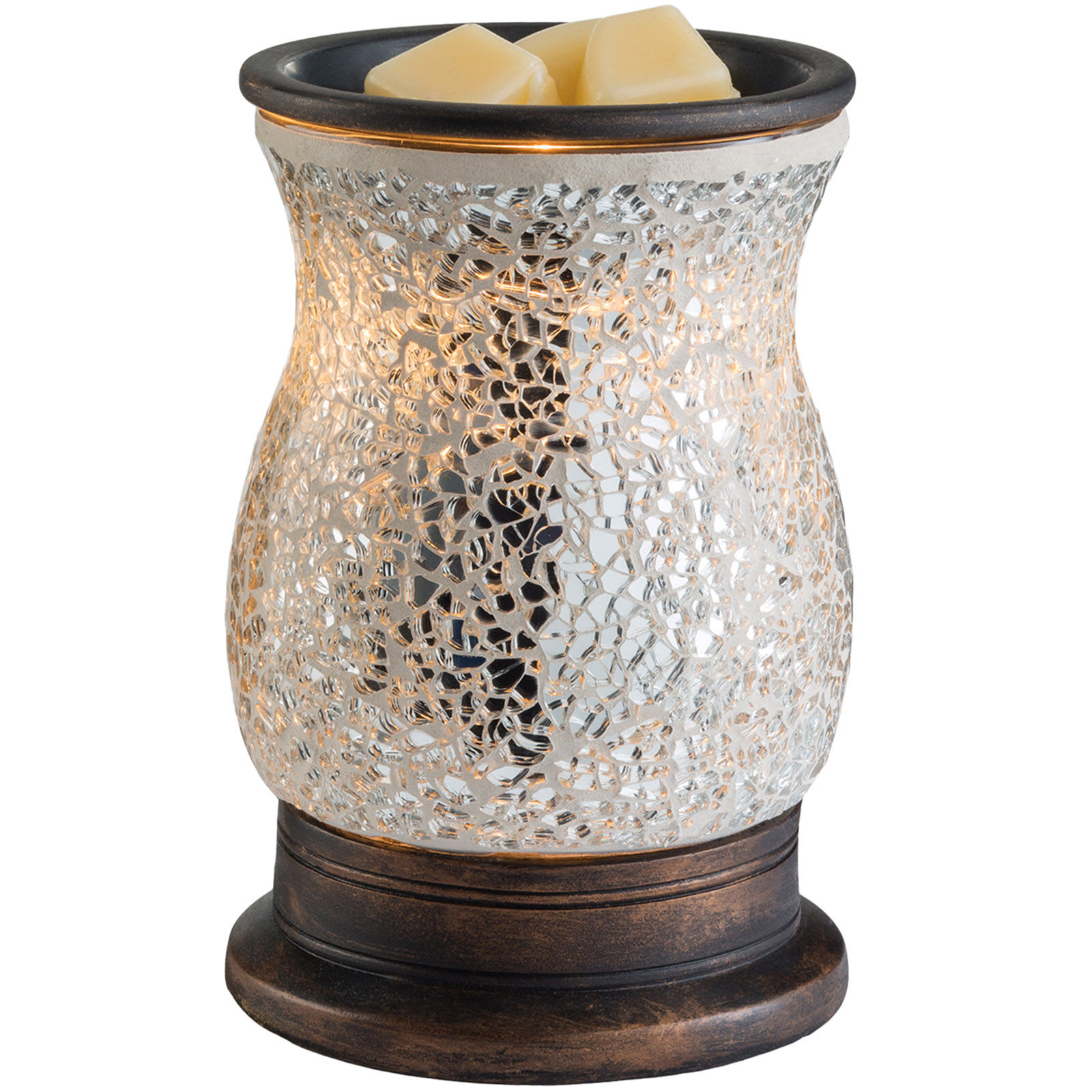 Silver Mosaic Fragrance Wax Warmer