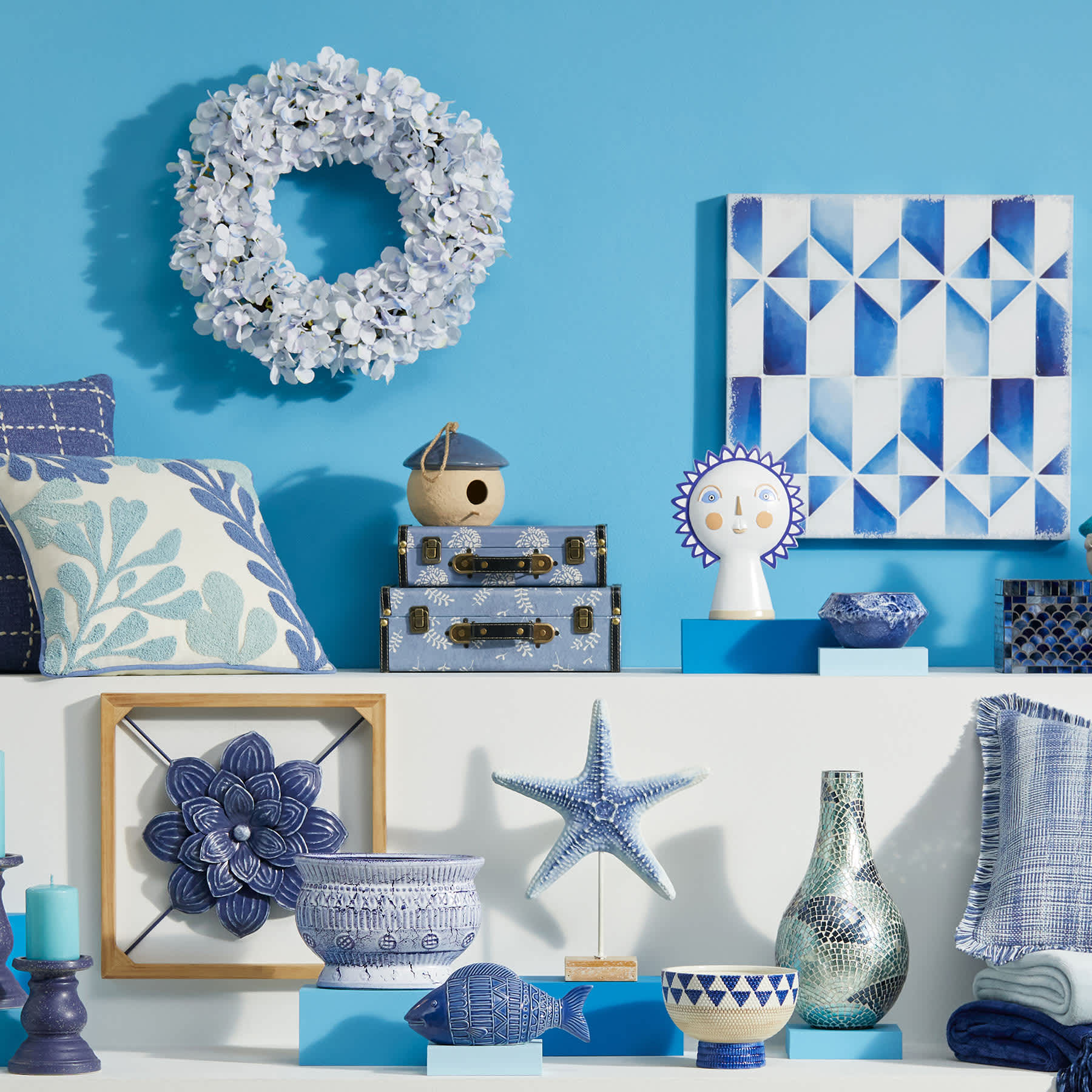 Ty Pennington Blue Starfish Table Decor