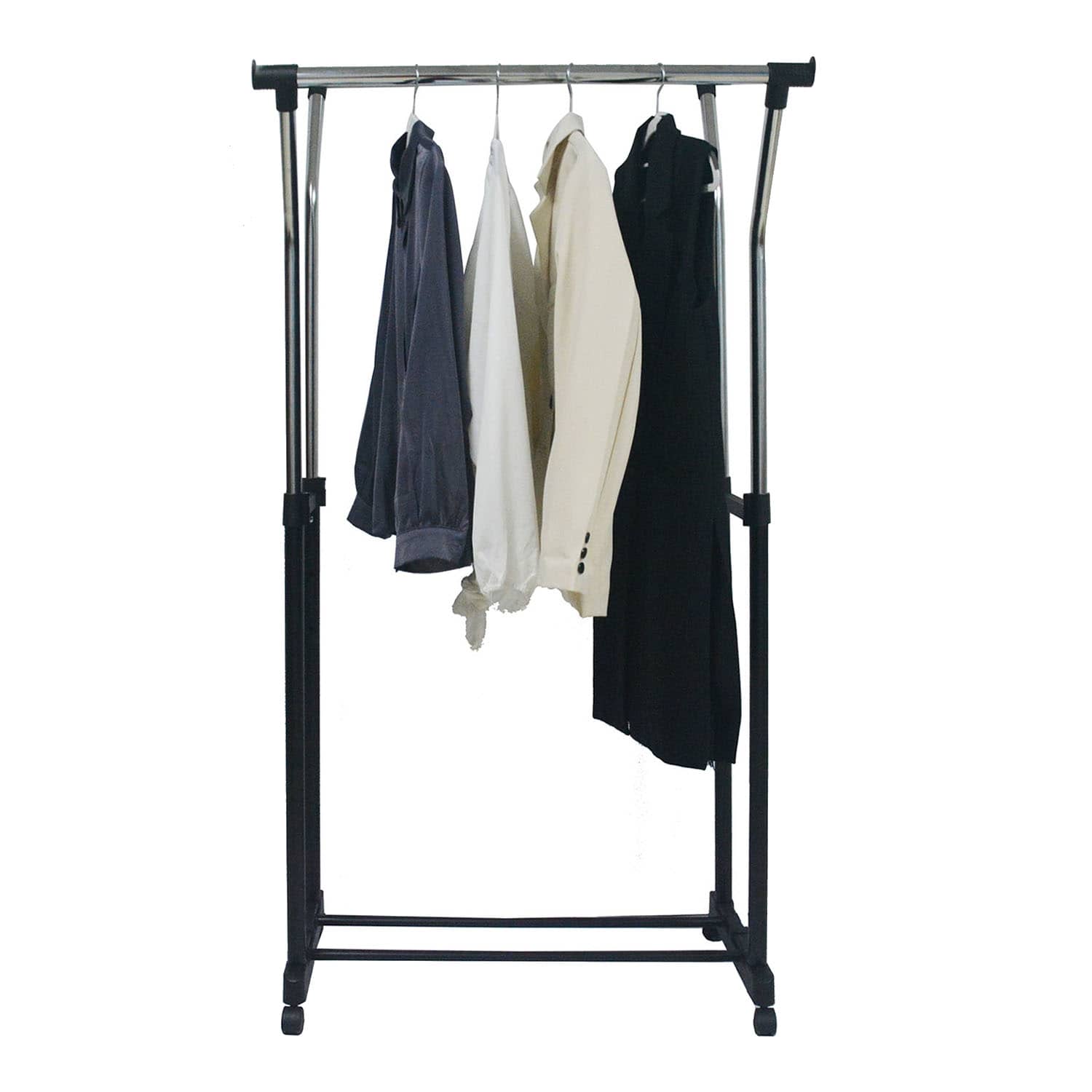 Black & Silver Garment Rack