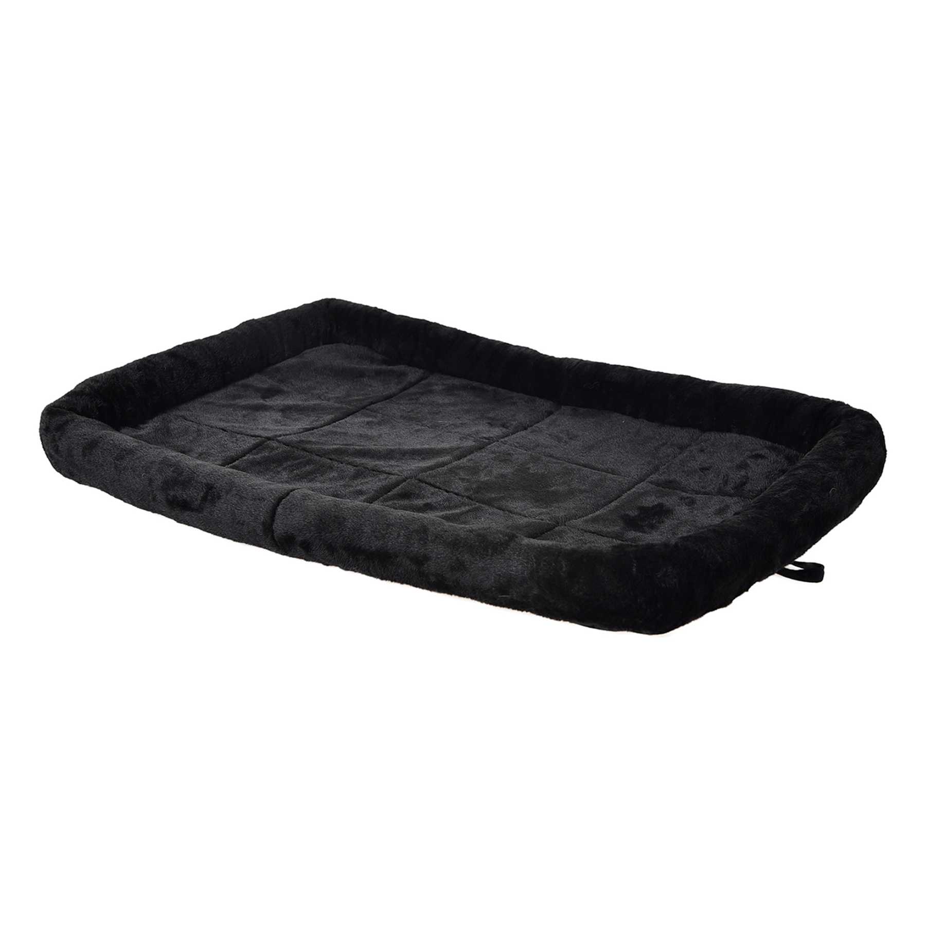 Bolster Black Dog Bed, Large