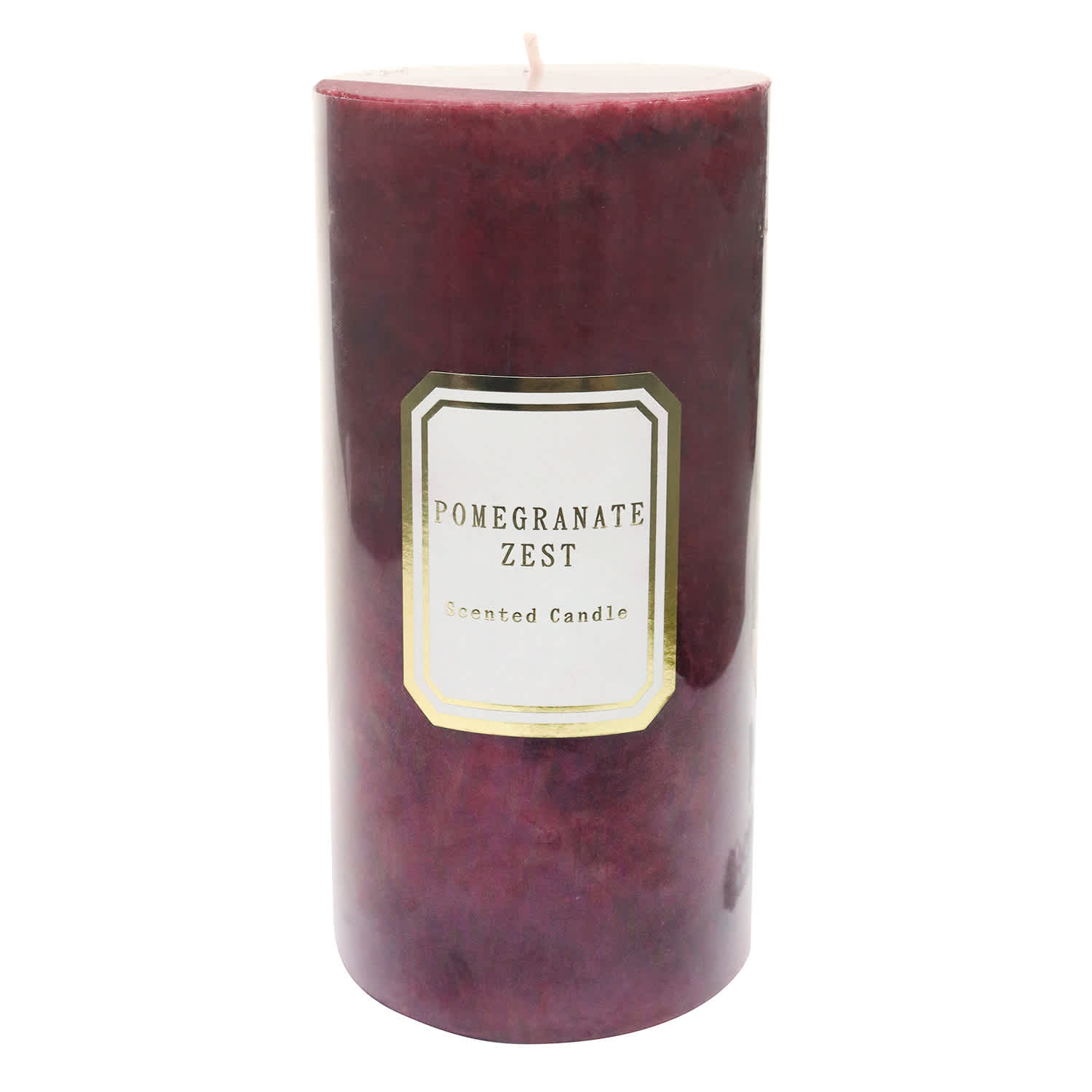 Providence Pomegranate Zest Scented Pillar Candle, 3x6