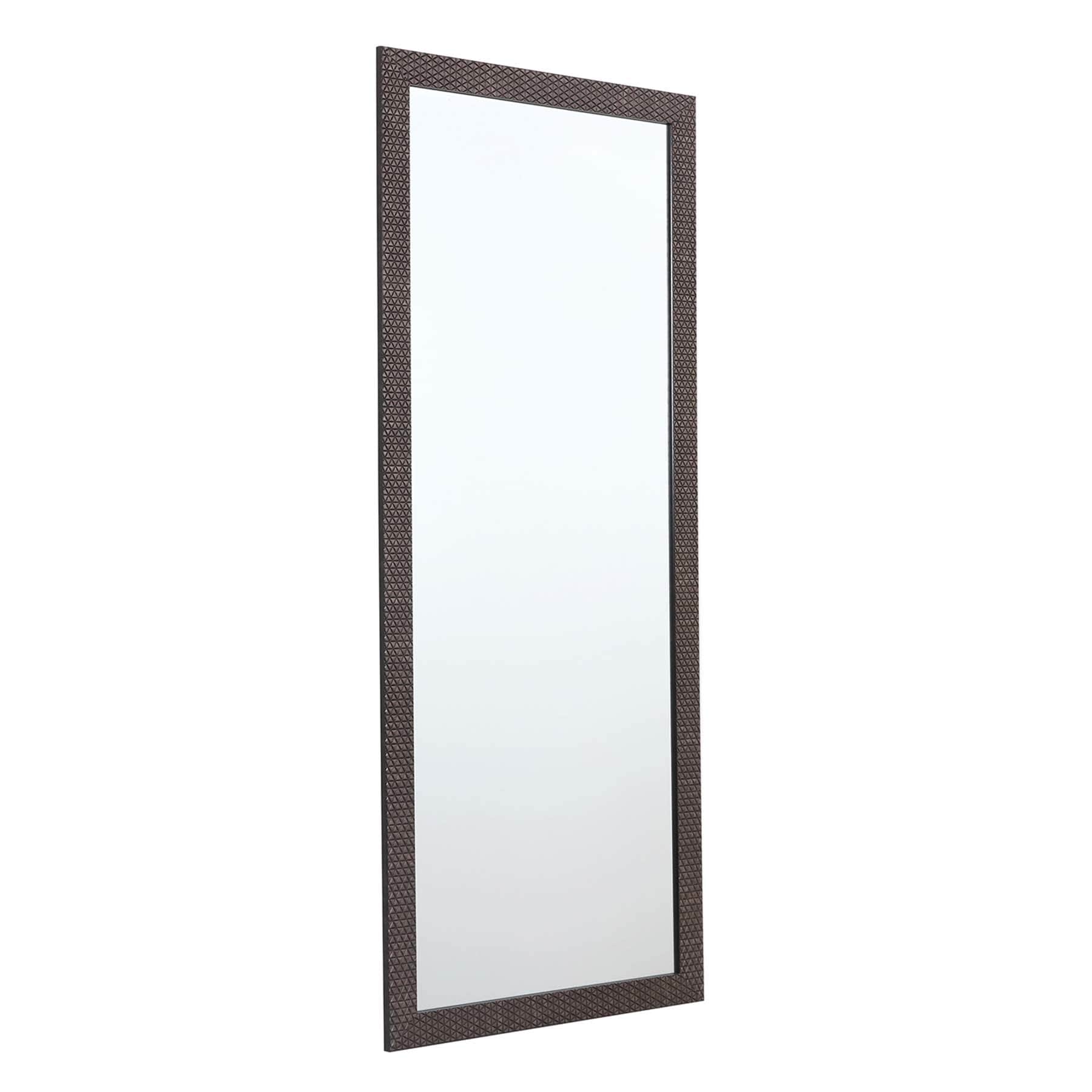 Dark Grey Star Leaner Mirror, 24x58