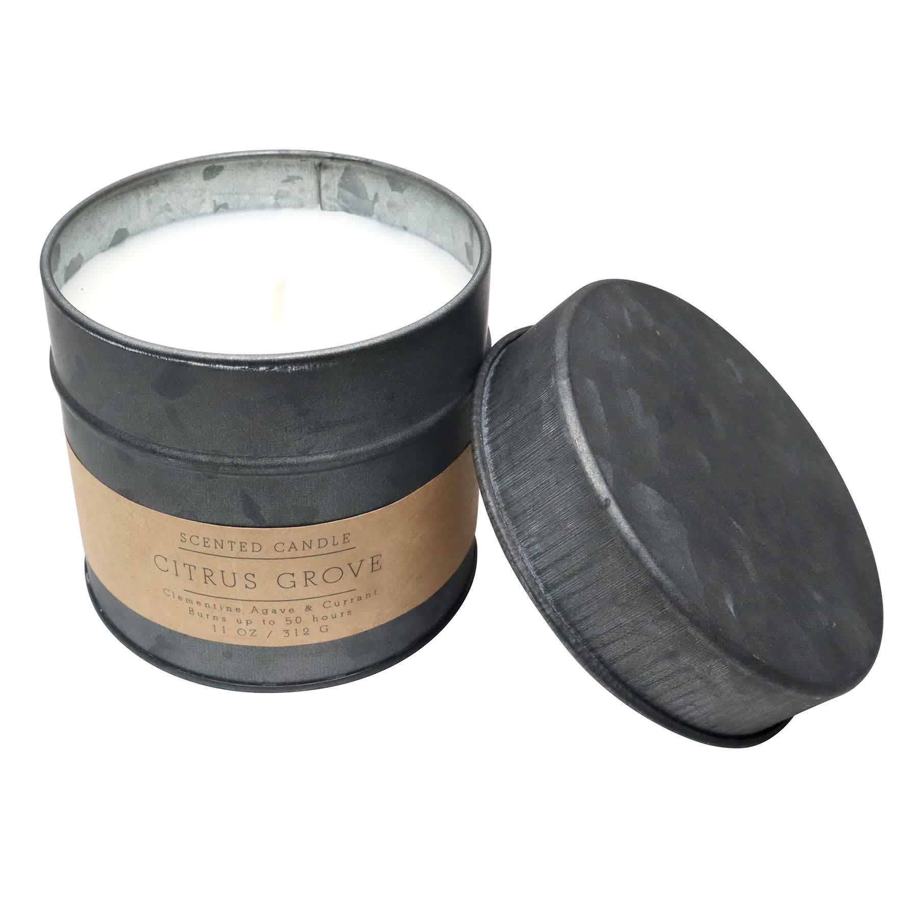 Honeybloom Citrus Grove Scented Tin Candle, 11oz