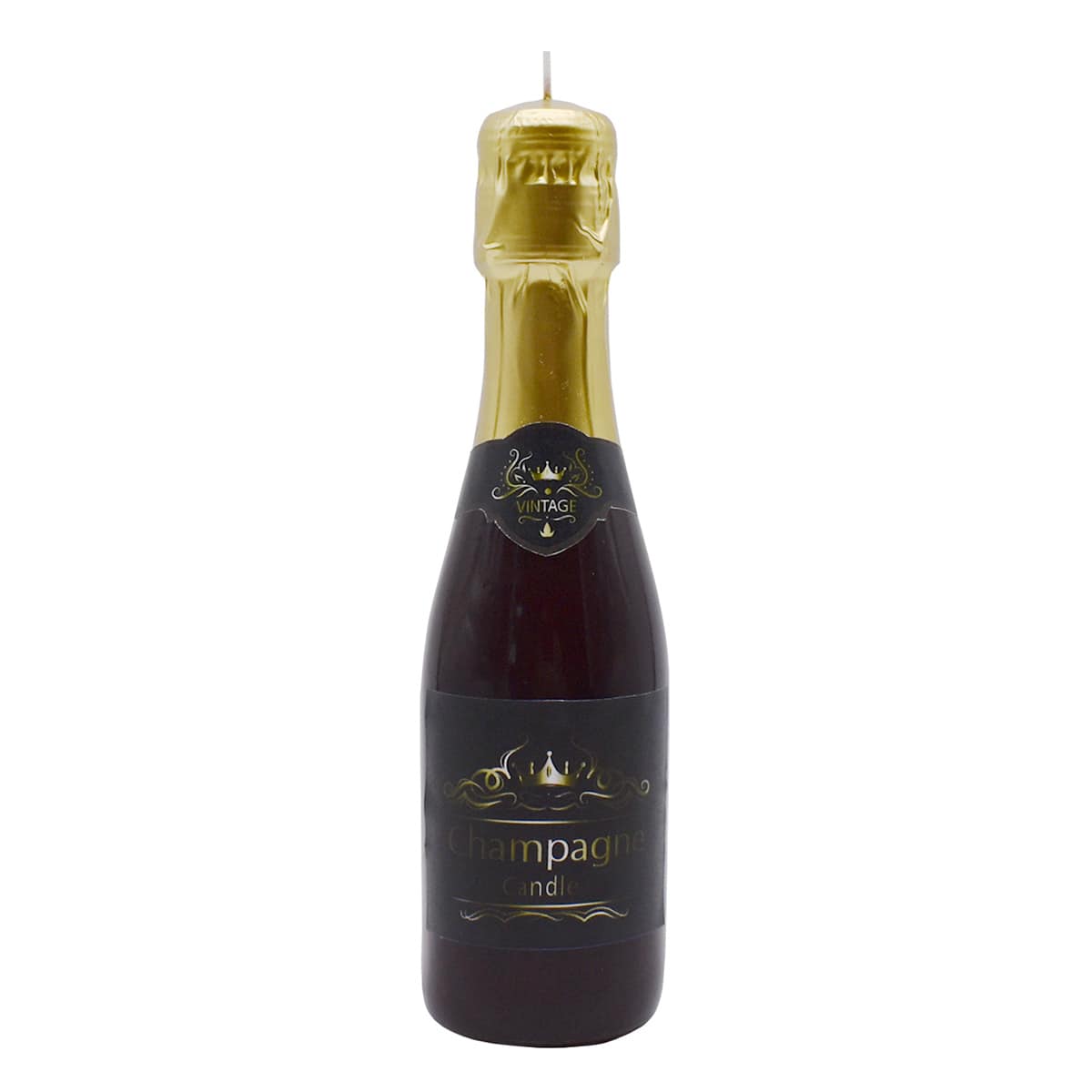 Champagne Bottle Shaped Candle