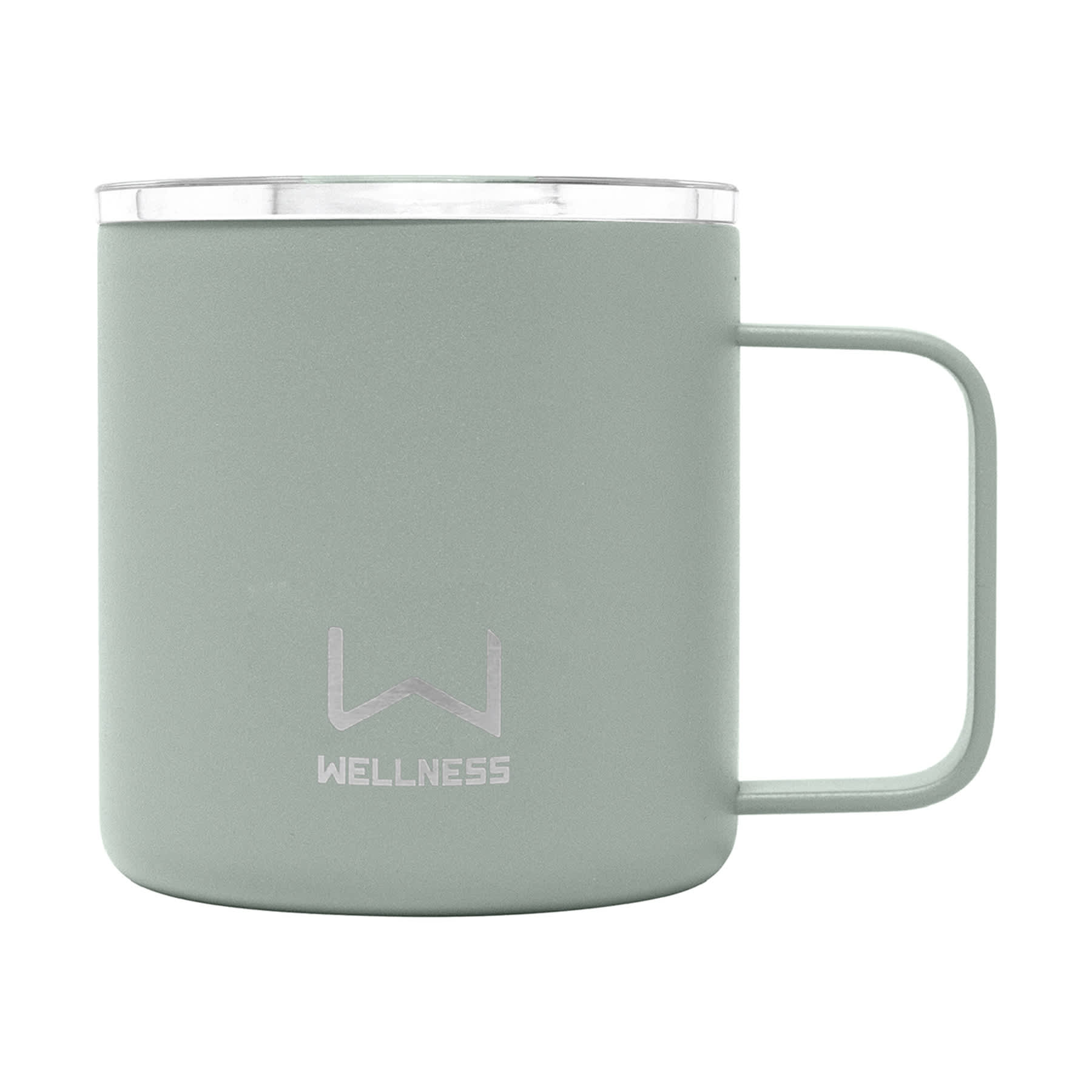 Wellness Mirage Grey Stainless Steel Mug, 10oz
