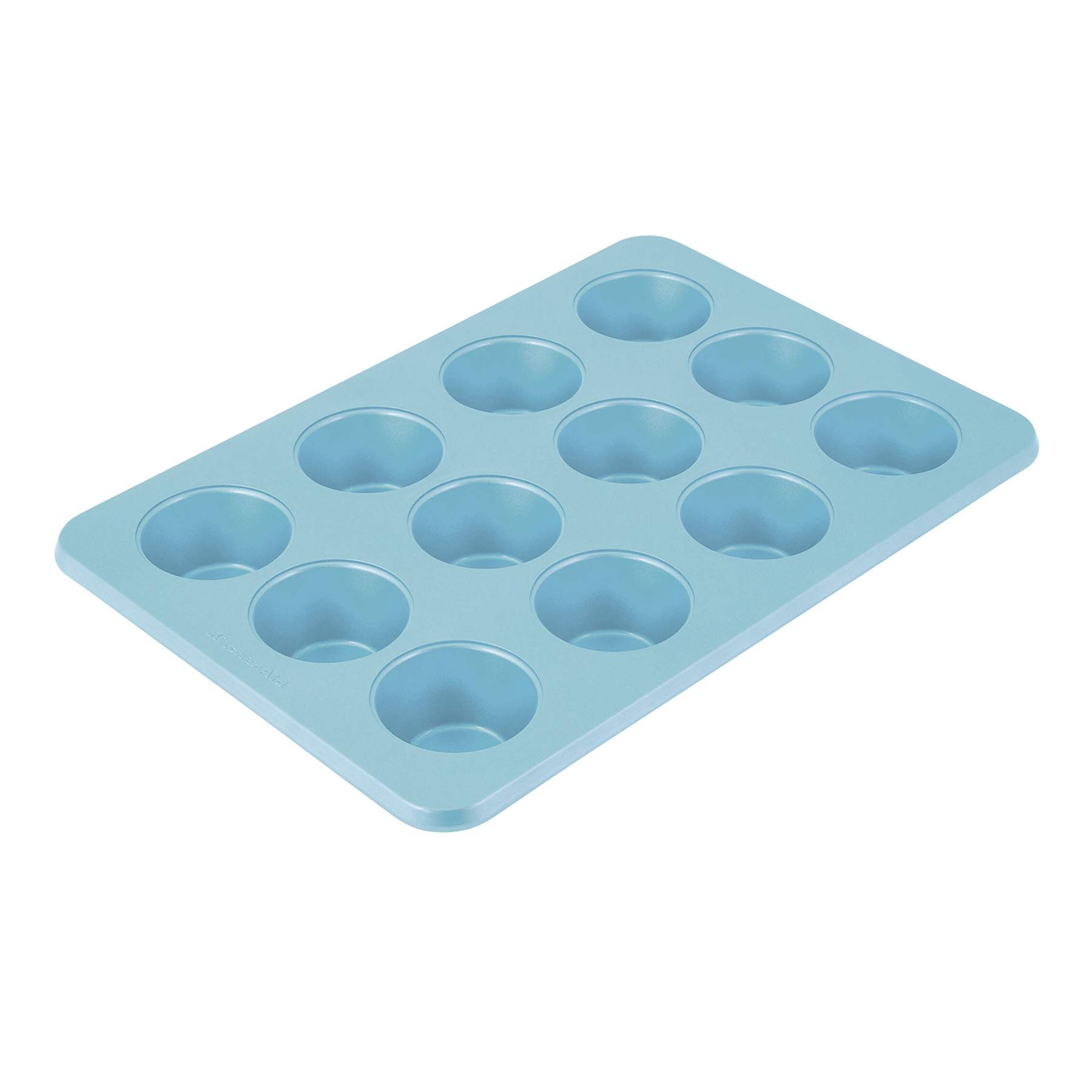 KitchenAid Mineral Water Blue 12-Cup Nonslip Muffin Pan