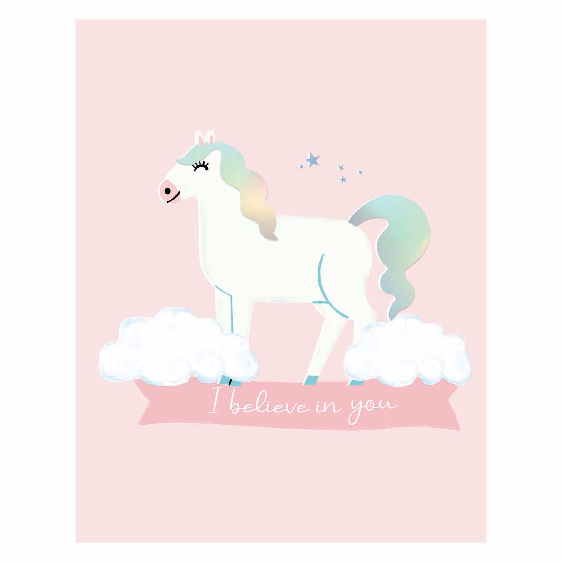 Tiny Dreamers Unicorn Canvas Wall Art, 11x14