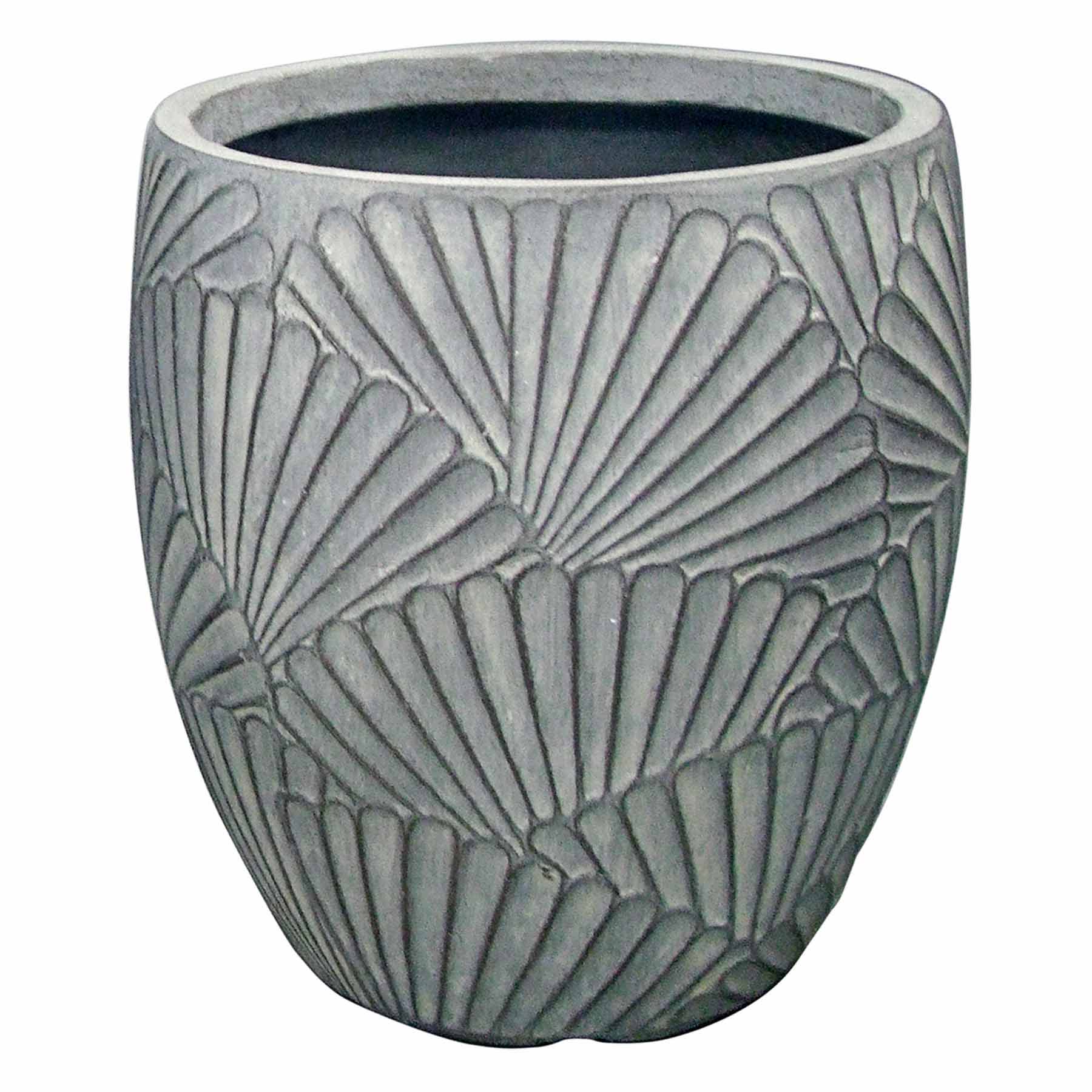 Found & Fable Silver Leaf Outdoor Planter, 14"