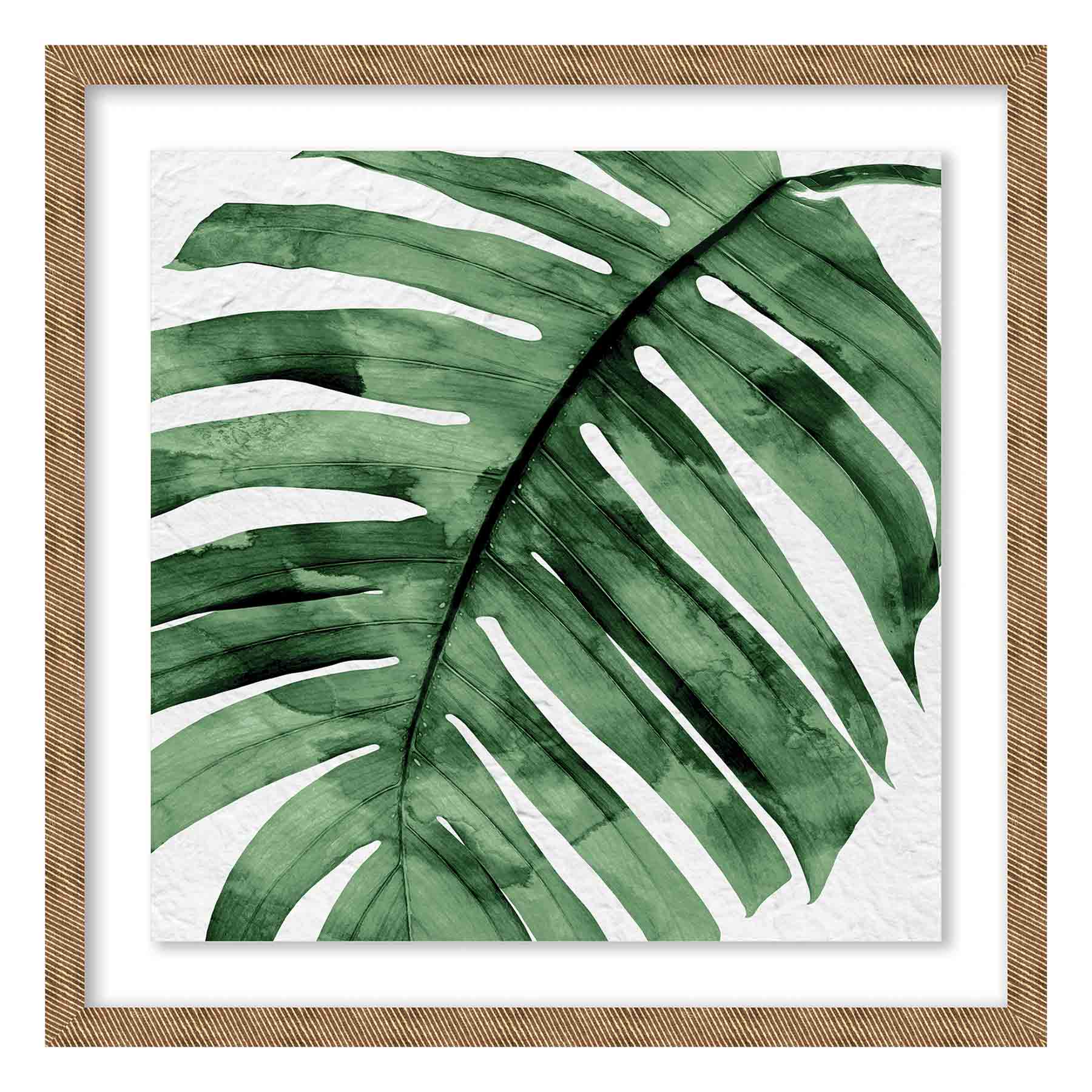 Glass Framed Palm Print Wall Art, 19"