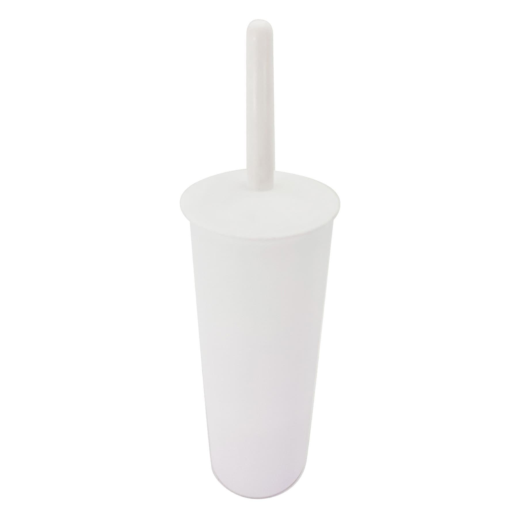 Bren White Plastic Toilet Bowl Brush, 14"