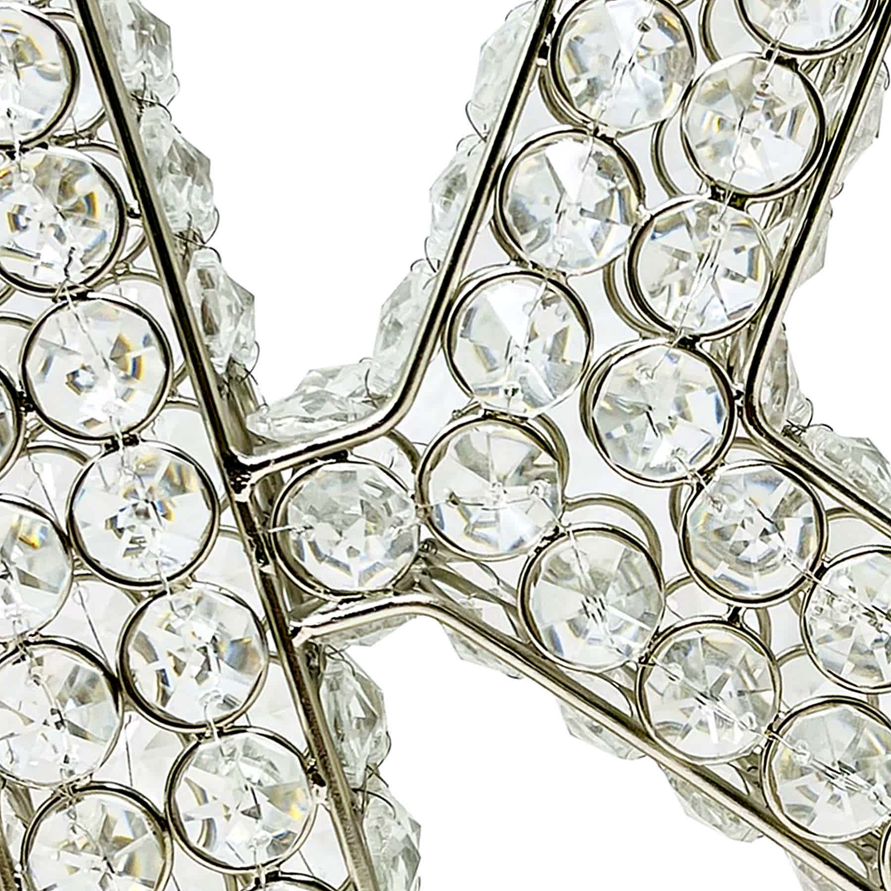 Clear Crystal Monogram Letter, K