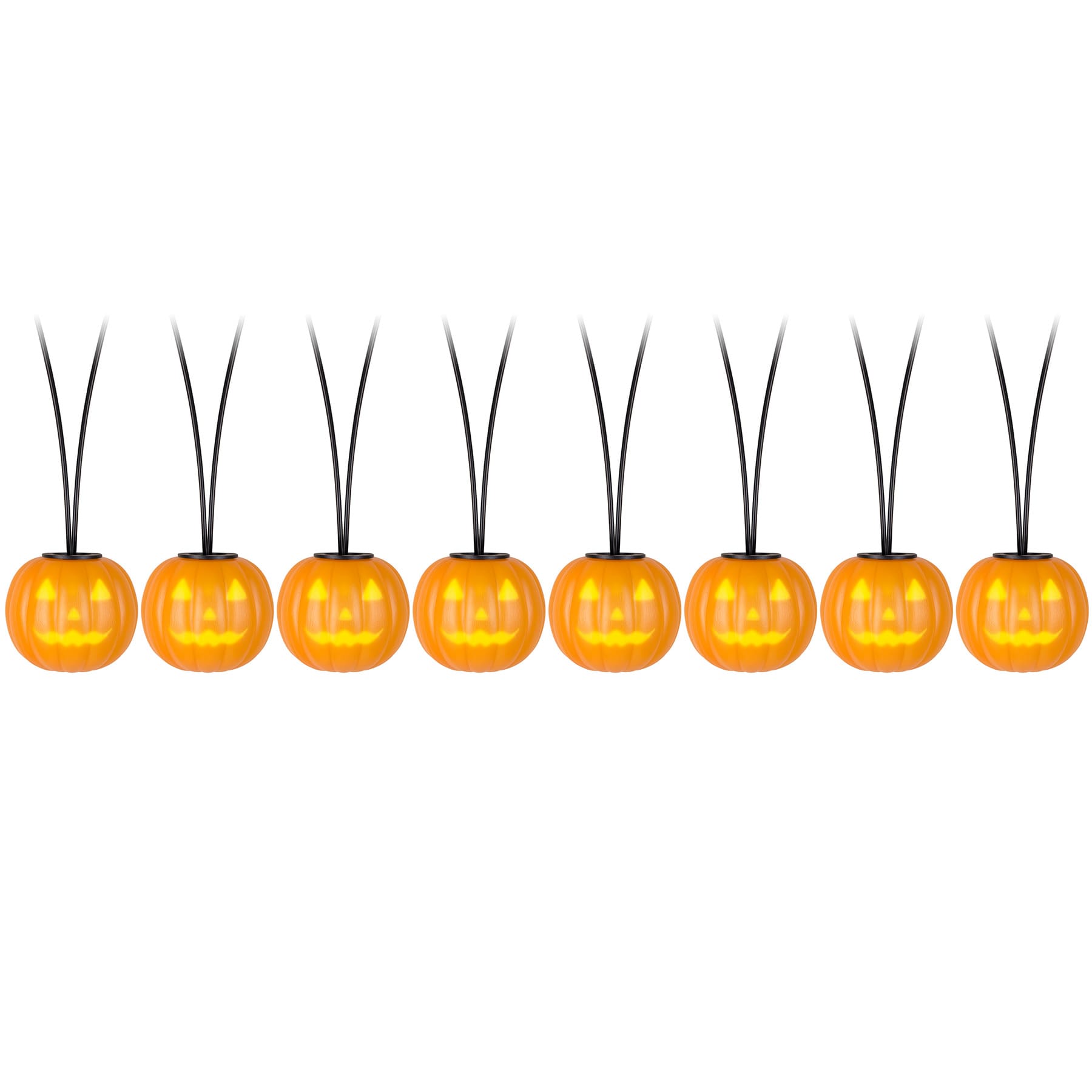 Monster Mash Emote Glow Classic Pumpkin String Lights