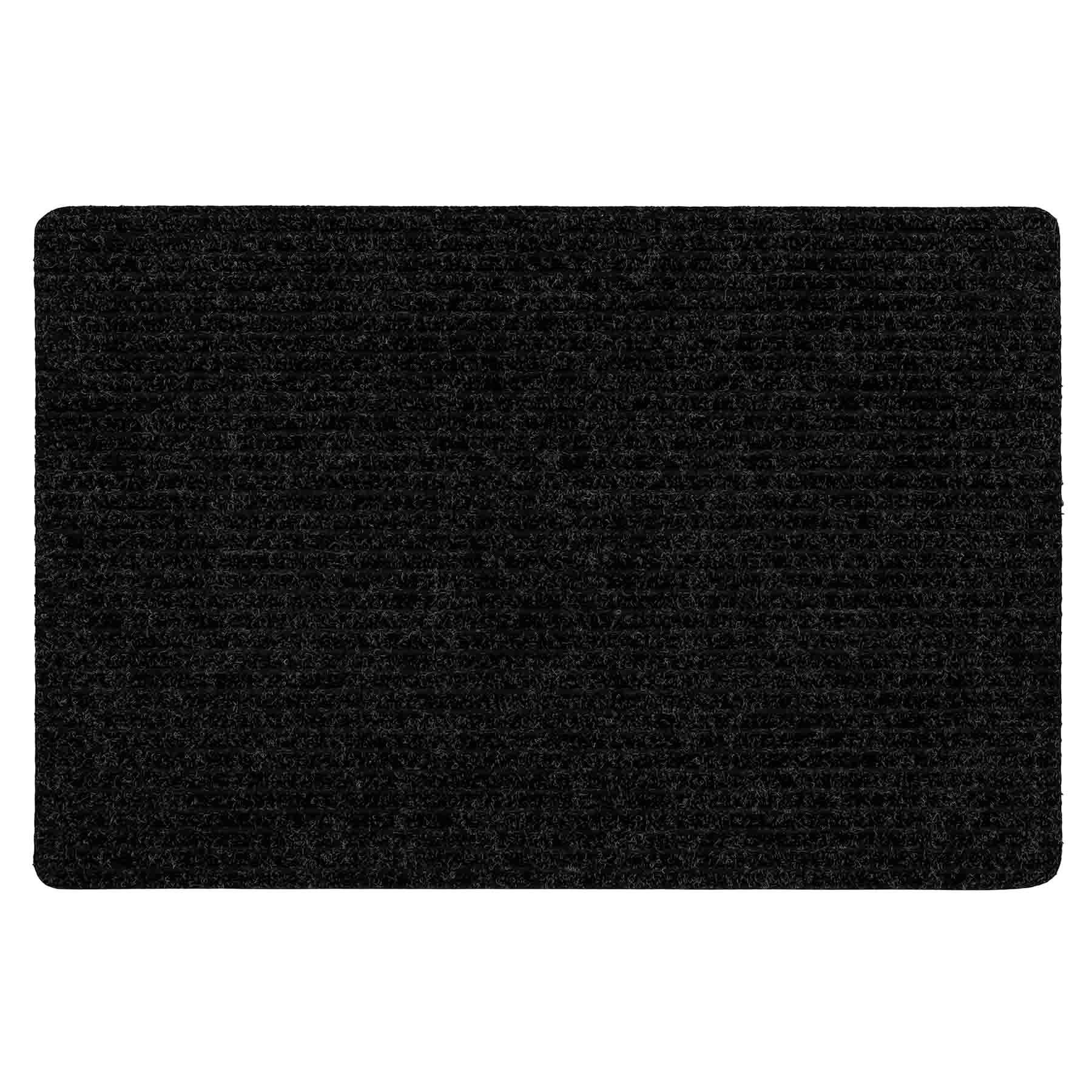 Charcoal Needle Punch Outdoor Area Rug, 6x8