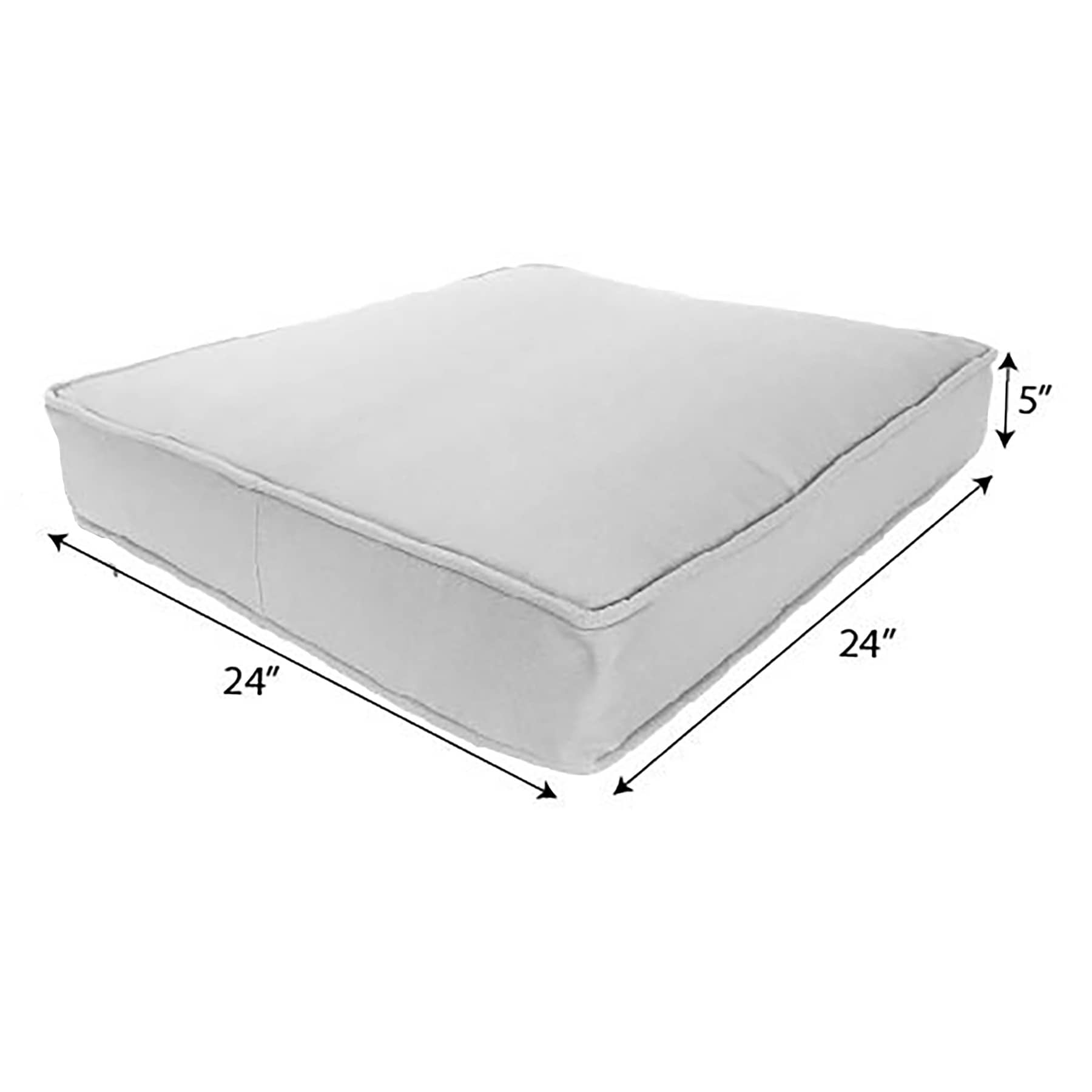 Castille Multicolor Outdoor Deep Seat Cushion