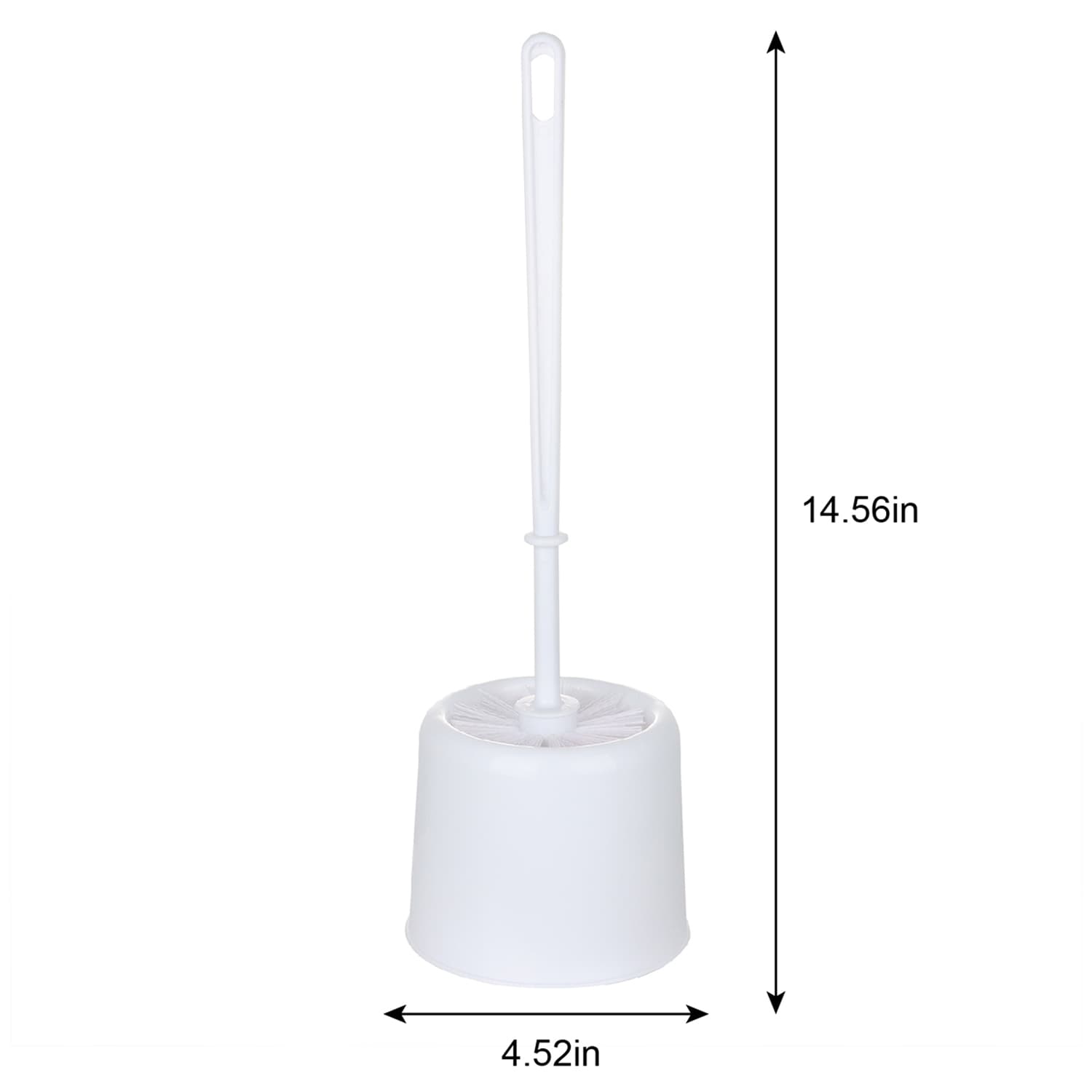 White Toilet Brush