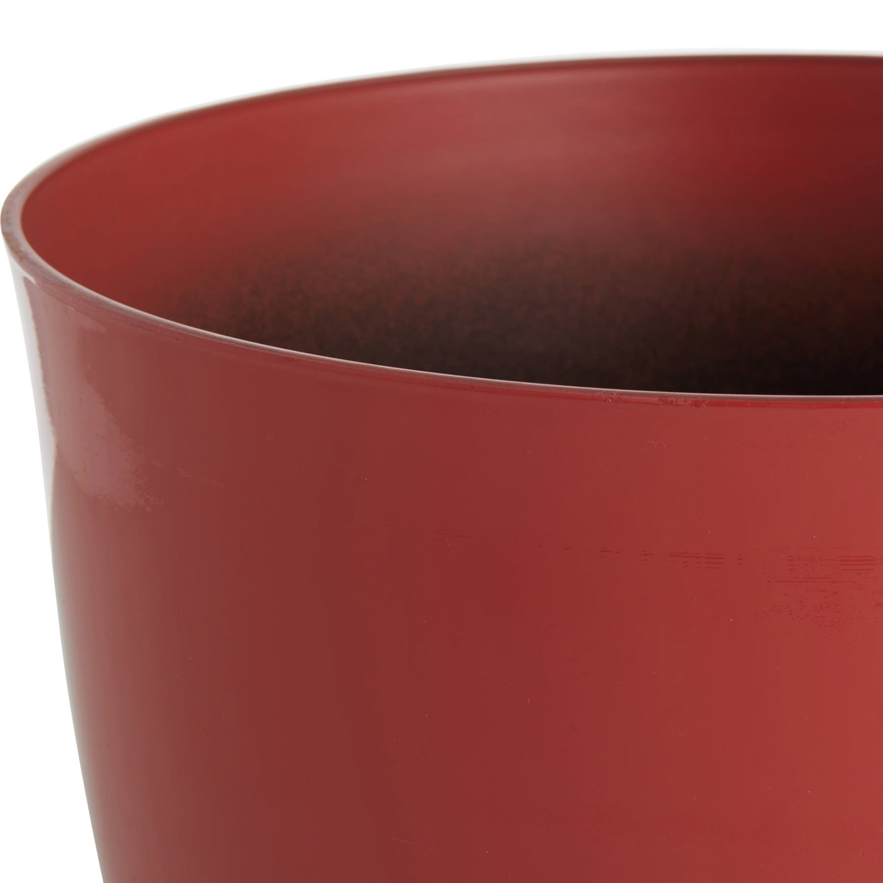 Red Egg Shaped Synthetic Outdoor Planter, Small