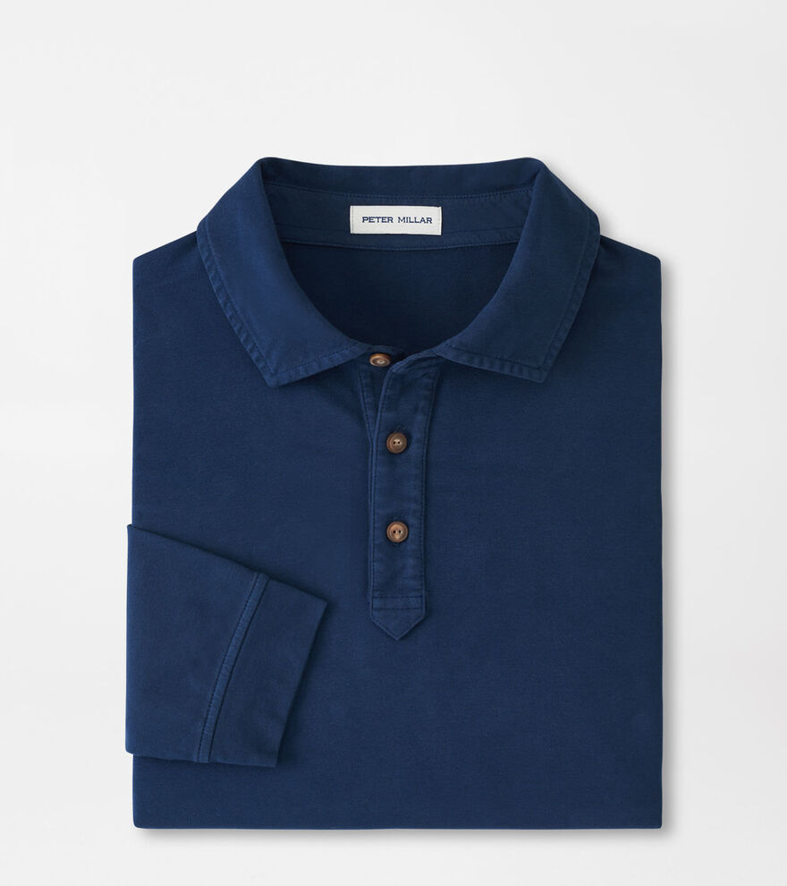 Lava Wash Long-Sleeve Polo