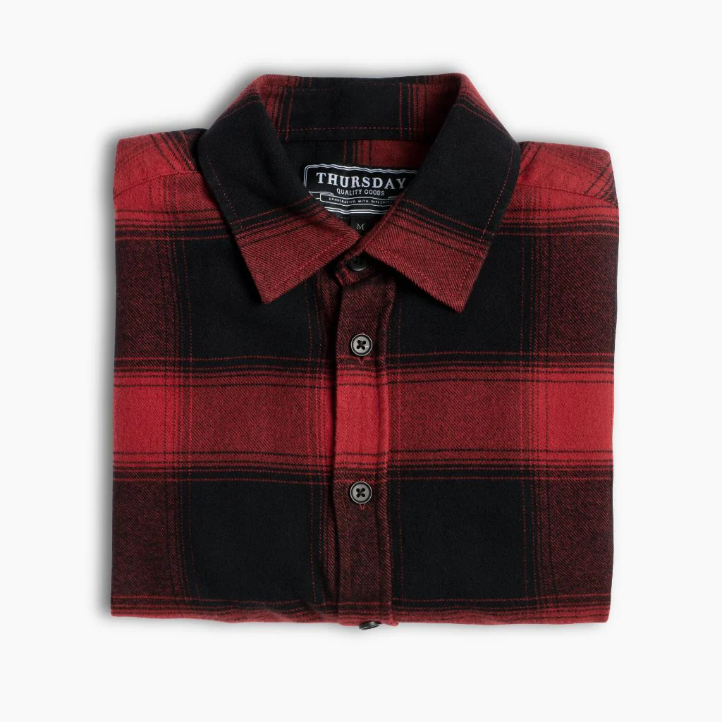 Forever Flannel Shirt | Red & Black - Thursday Boots