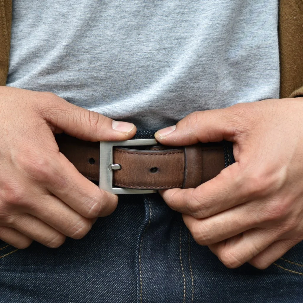 Men's Classic Leather Belt | Terracotta - Thursday Boots