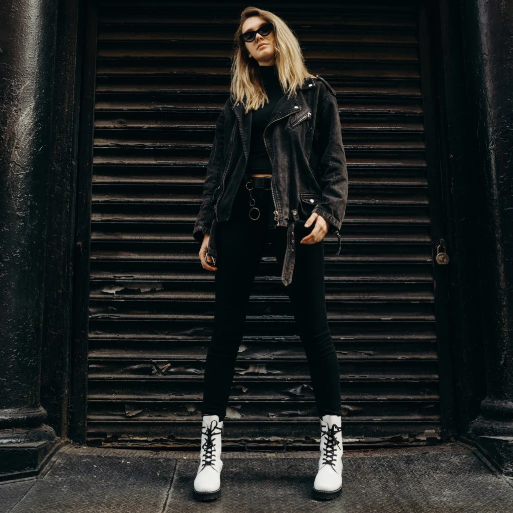 Combat | White - Thursday Boots