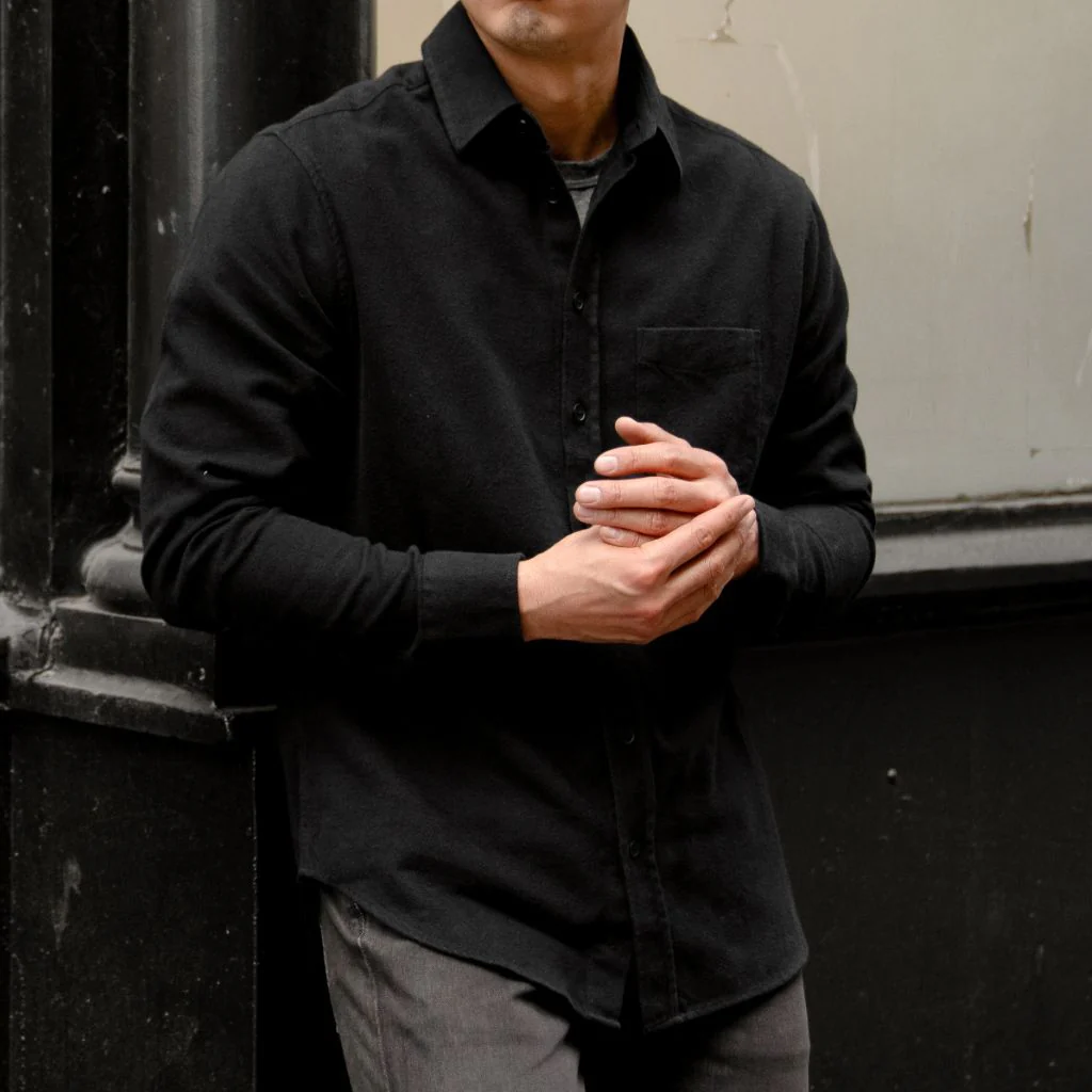 Solid Shirt | Black - Thursday Boots
